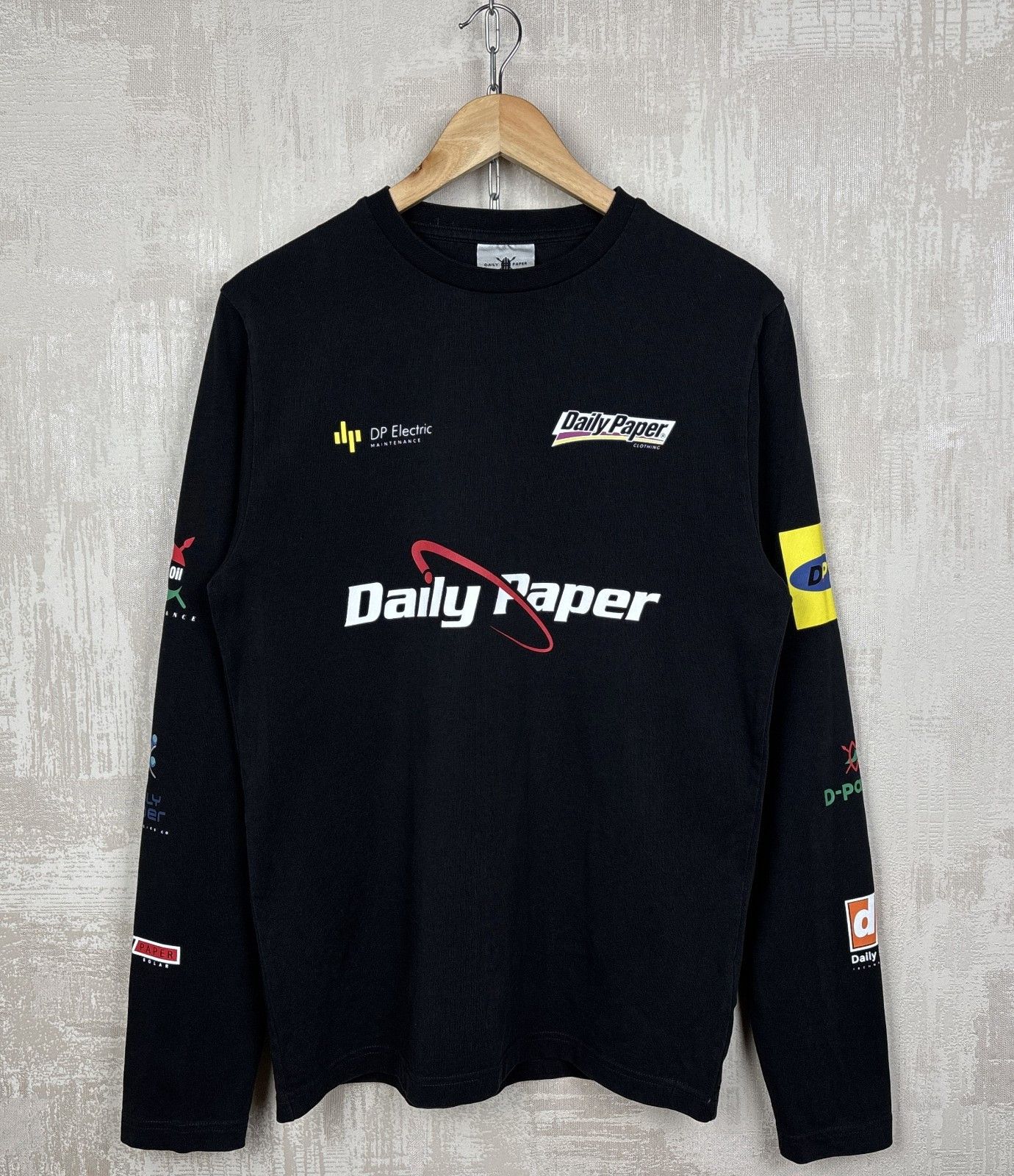 Daily Paper Daily Paper Feff Graphic Long Sleeve T-shirt Black Size US M / EU 48-50 / 2 - 2 Thumbnail