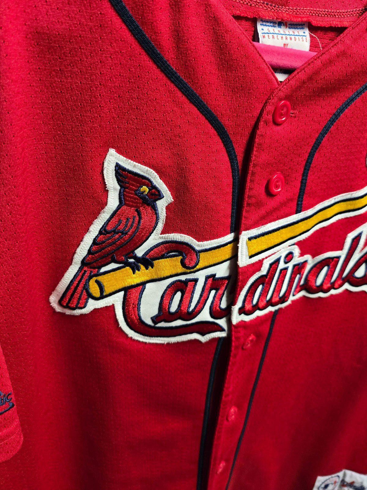Majestic VTG Authentic MAJESTIC ST.LOUIS CARDINALS MCGWIRE JERSEY XL Size US XL / EU 56 / 4 - 5 Thumbnail