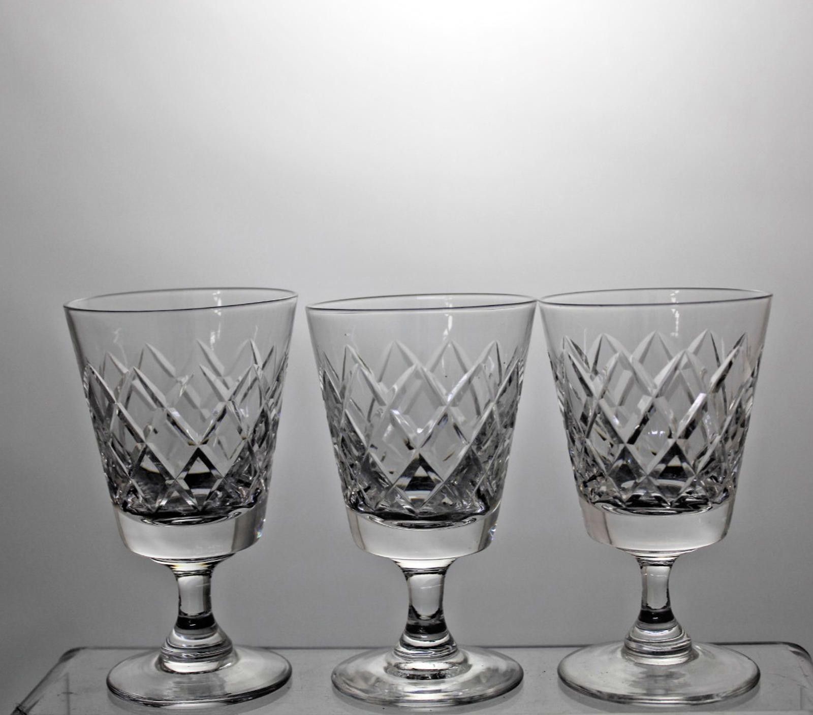 Other Vintage Cut Crystal Sherry Glasses Set of 3 Size ONE SIZE - 1 Thumbnail