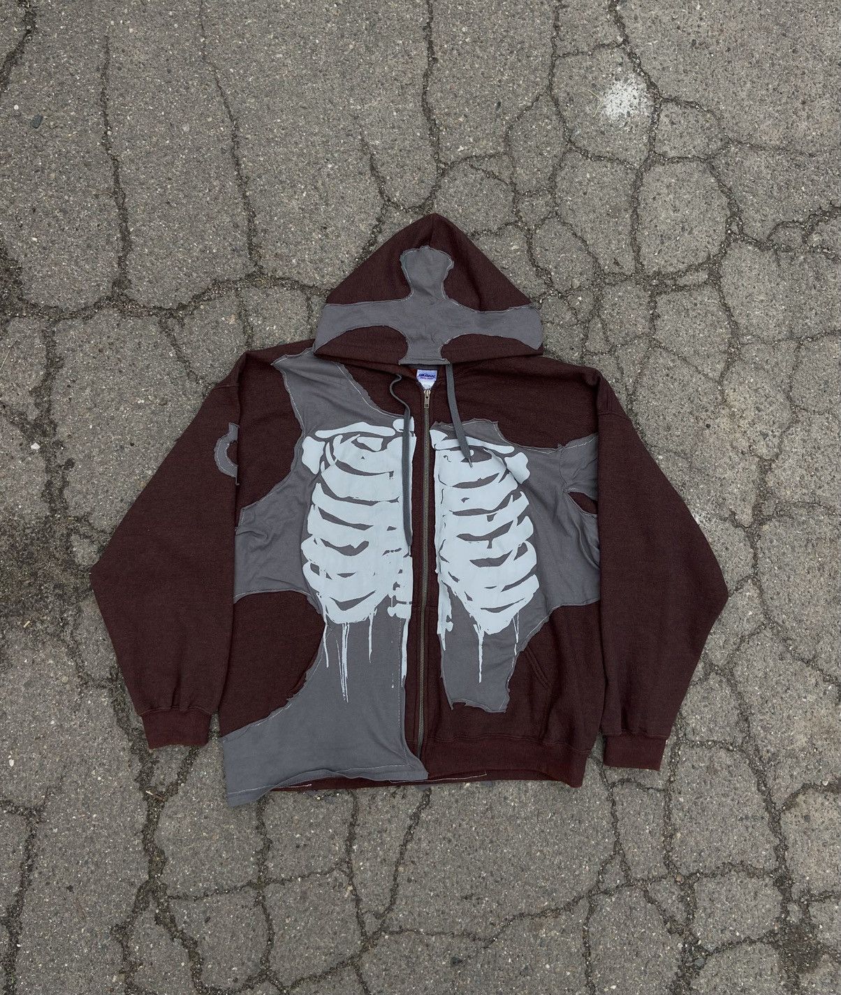 Handmade × Japanese Brand × Vintage Upcycled Hoodie Size US XL / EU 56 / 4 - 1 Thumbnail