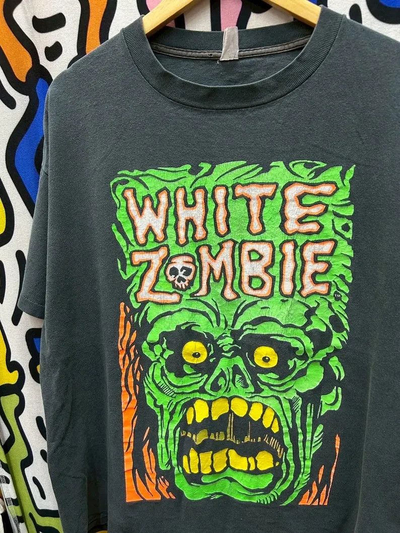Vintage Vintage 1992 White Zombie tshirt size XL Size US XL / EU 56 / 4 - 1 Thumbnail