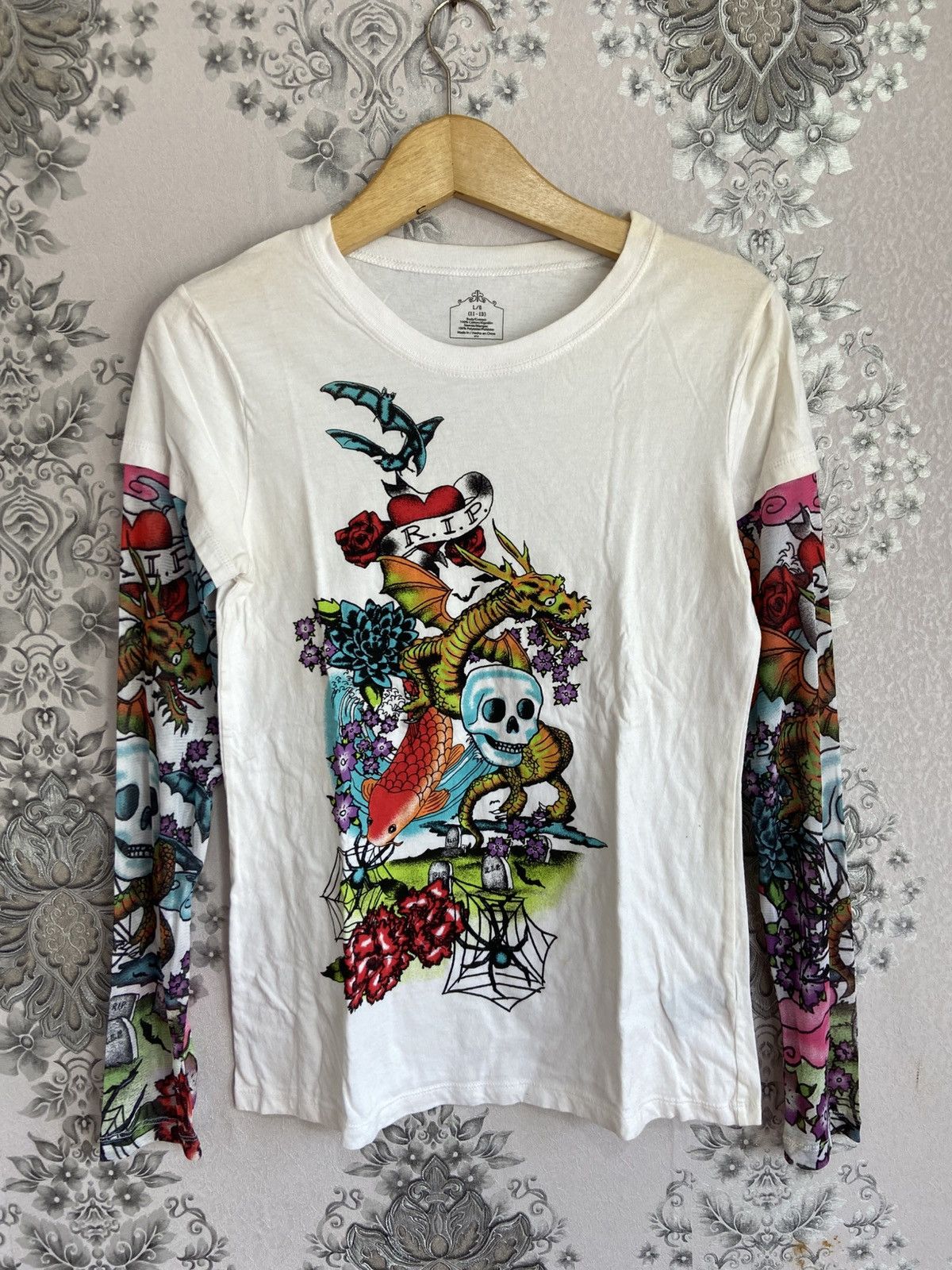 R.I.P Skull Dragon Ifsixwasnine LGB Longsleeve