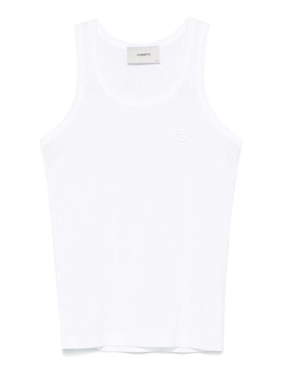 Coperni COPERNI Women Tops COPJS12F5009 WHTBLK White Size M / US 6-8 / IT 42-44 - 1 Preview