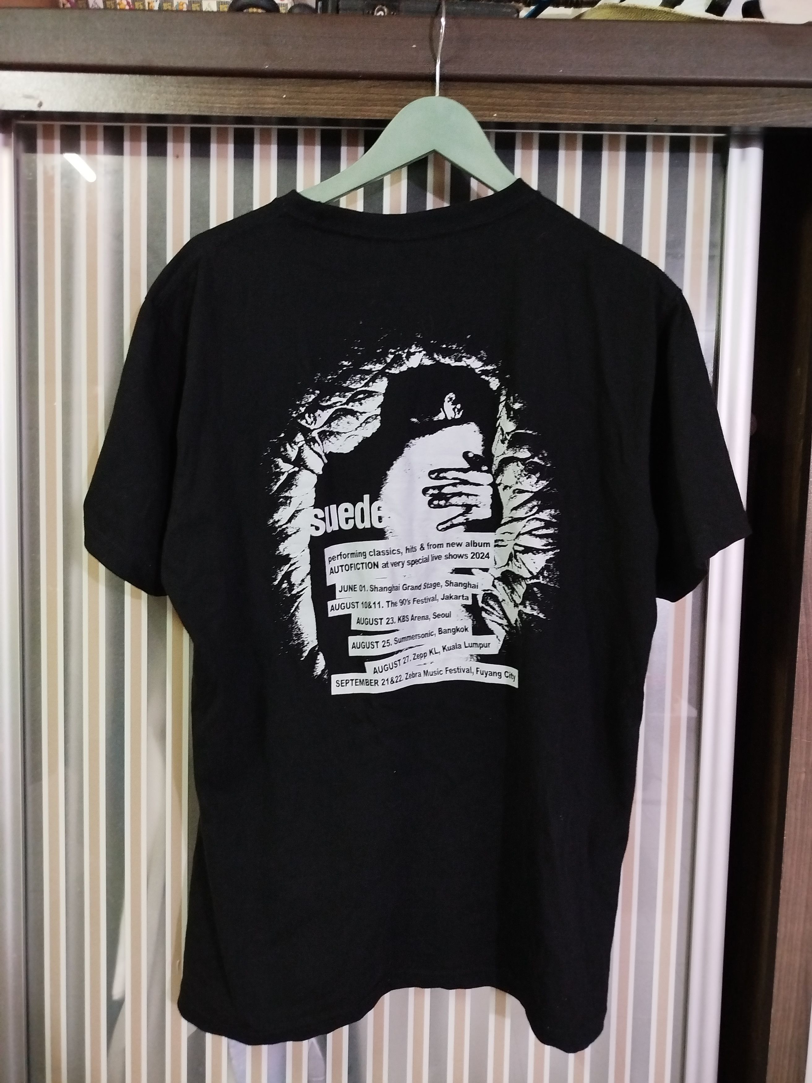 Band Tees Suede Asia Tour 2024 Size US L / EU 52-54 / 3 - 3 Thumbnail