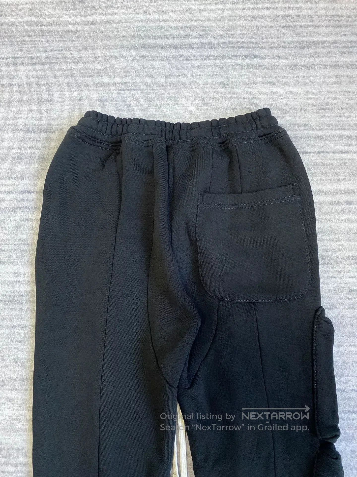 Far Afield black 3D pocket pants with flared hem. Size 23" - 5 Thumbnail