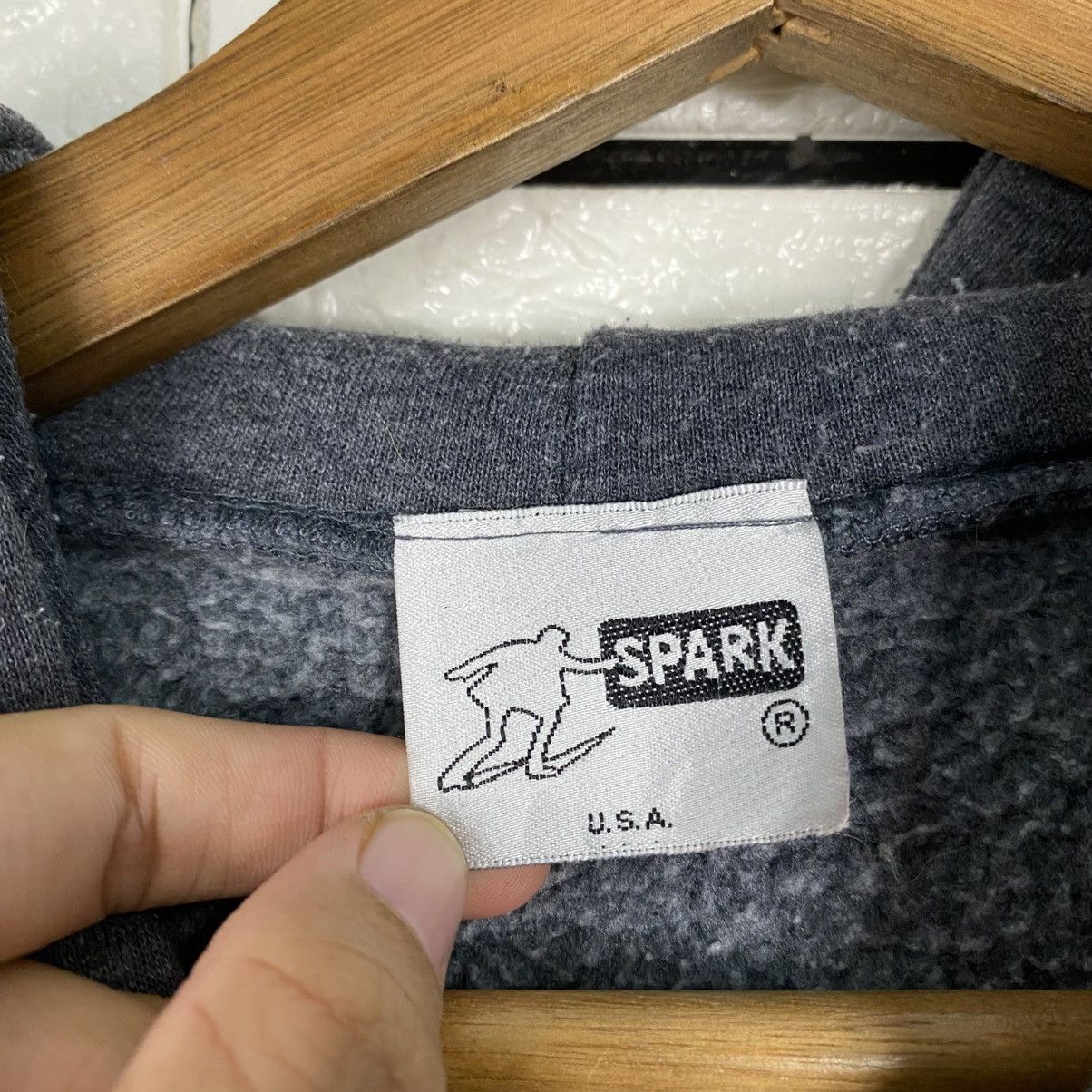 Japanese Brand Vintage Spark Hoodie Skate Big Logo Streetwear Size US S / EU 44-46 / 1 - 17 Thumbnail