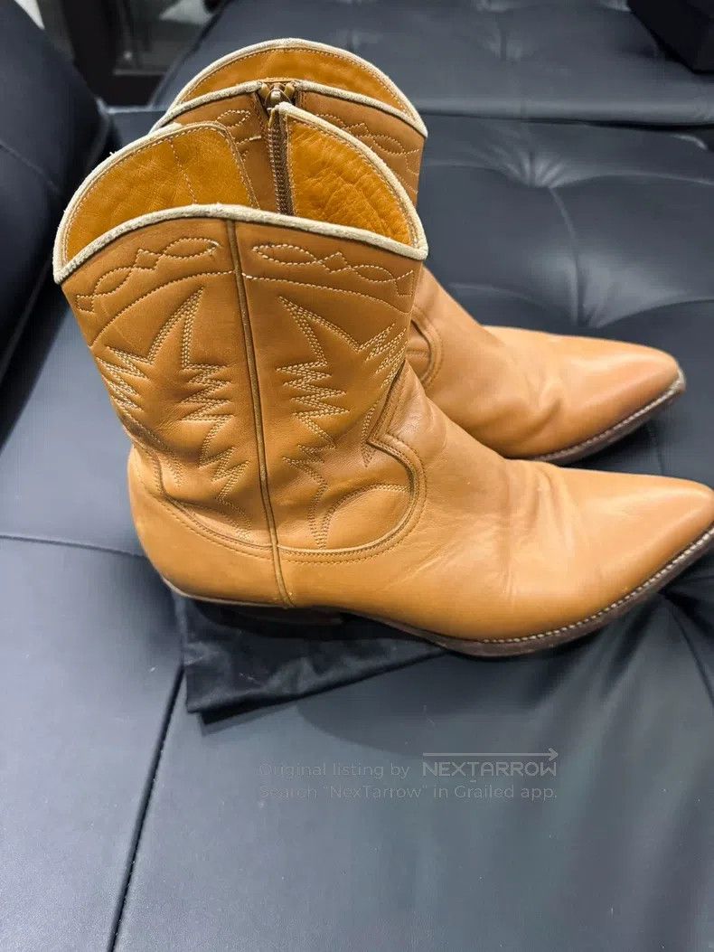 Saint Laurent Paris Saint Laurent Paris Western Chelsea Boots Size US 10.5 / IT 40.5 - 1 Thumbnail