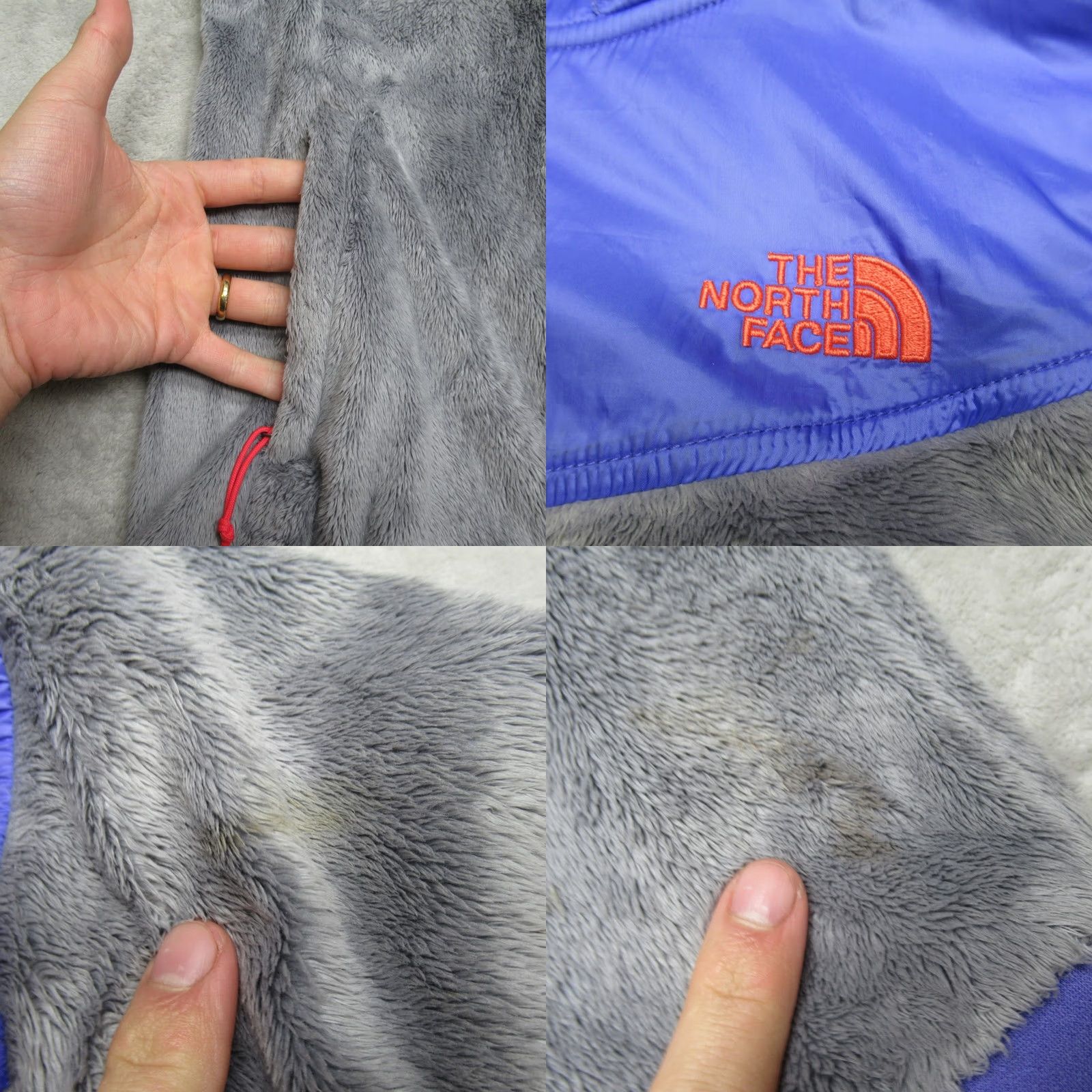 The North Face The North Face Hoodie Women M Gray Pockets Osito Fleece Full Zip Jacket Size M / US 6-8 / IT 42-44 - 8 Thumbnail