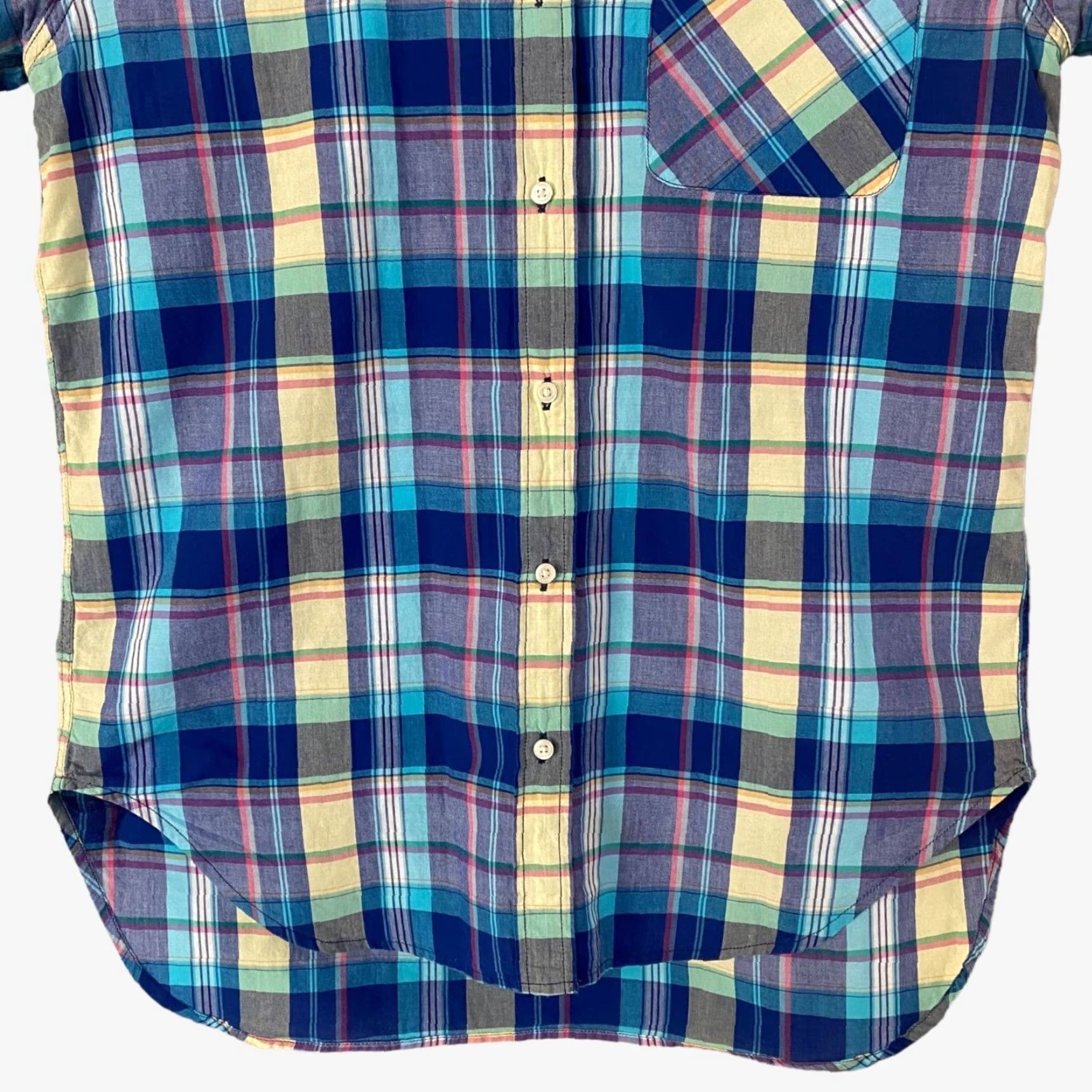 Ralph Lauren Ralph Lauren Denim & Supply Button-Up Shirt Womens Medium Blue Plaid Long-Sleeve Size M / US 6-8 / IT 42-44 - 6 Thumbnail