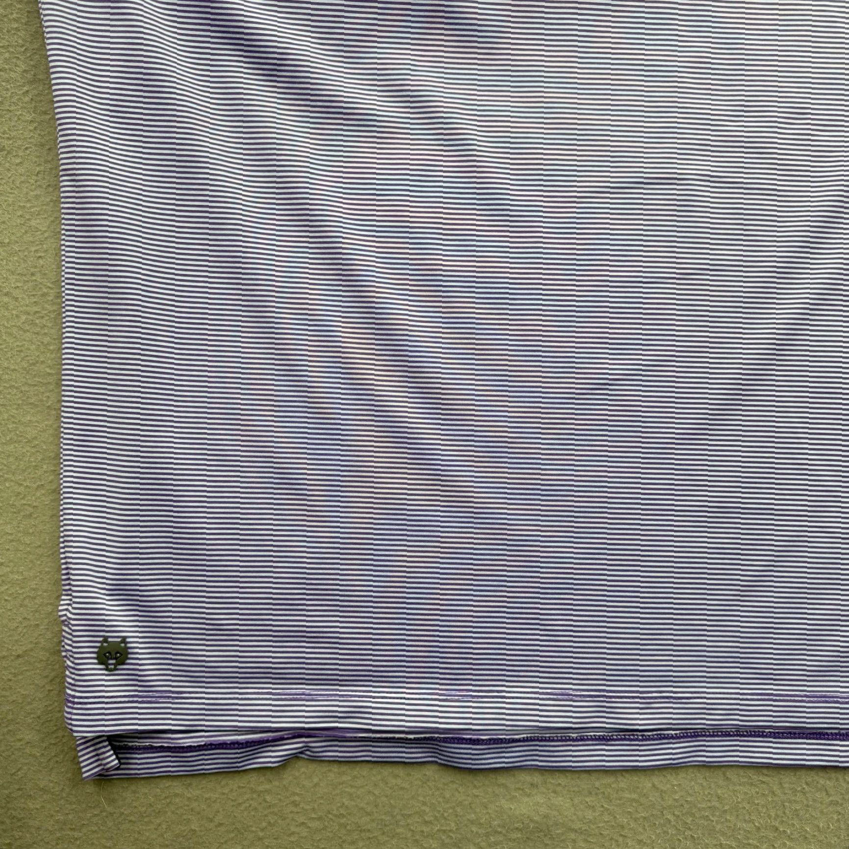 Vintage Greyson Polo Mens XL Purple Striped Collared Preppy Golf Golfing Performance Size US XL / EU 56 / 4 - 7 Thumbnail