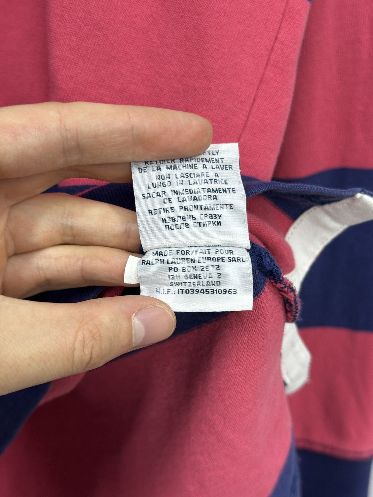 Polo Ralph Lauren Vintage Polo Ralph Lauren Rugby Polo Long Sleeve RRL Drake Size US S / EU 44-46 / 1 - 10 Thumbnail