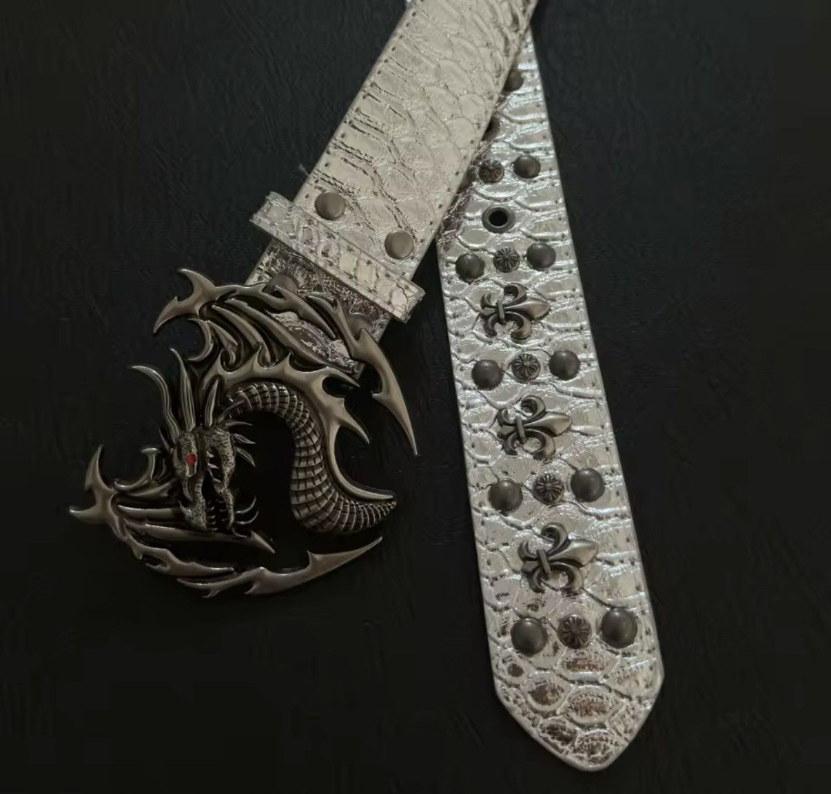 Japanese Brand Chinese Style Gothic Metal Dragon Belt Size ONE SIZE - 2 Thumbnail