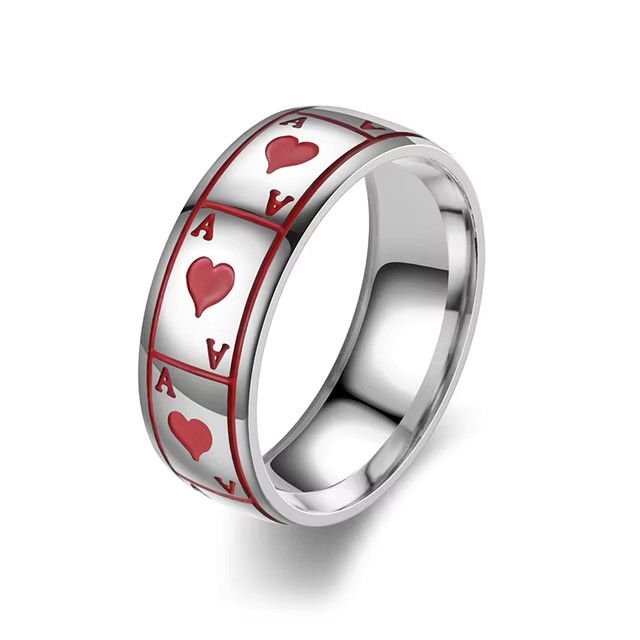 Jewelry × Vintage Vintage Ace of Cards Ring Size ONE SIZE - 3 Thumbnail
