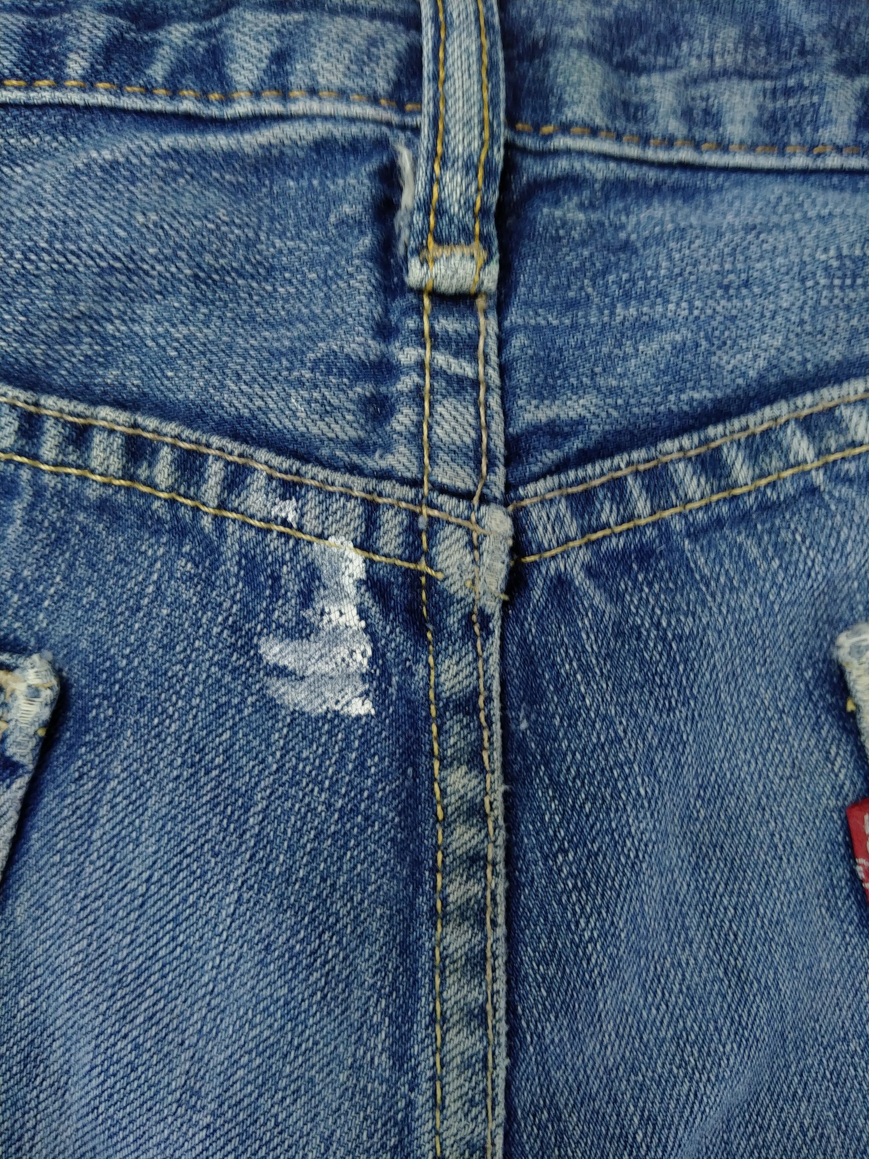 Levi's Distressed Vintage Levi's 505 Straight Fit Denim -JN702 Size US 34 / EU 50 - 15 Thumbnail