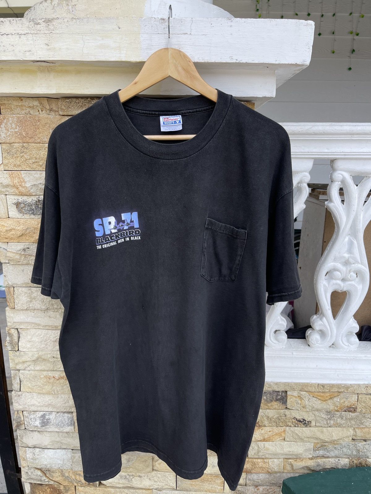 Vintage SUN FADED🔥Rare🔥Vtg SR-71 Black Bird Men In Black Tee Size US XL / EU 56 / 4 - 2 Thumbnail