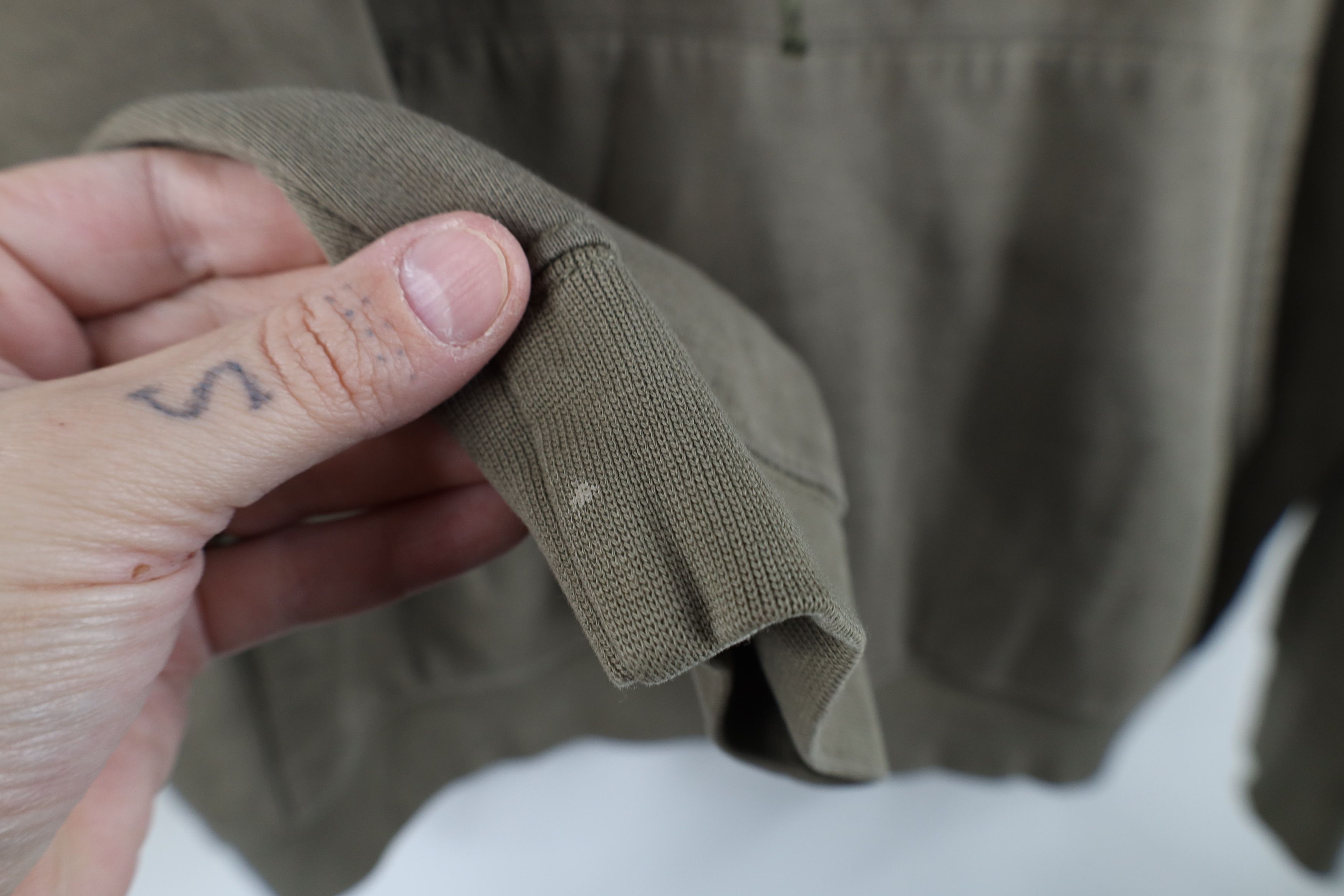 Vintage Vintage Y2K Streetwear Blank Hoodie Sweatshirt Olive Green Size US M / EU 48-50 / 2 - 9 Thumbnail