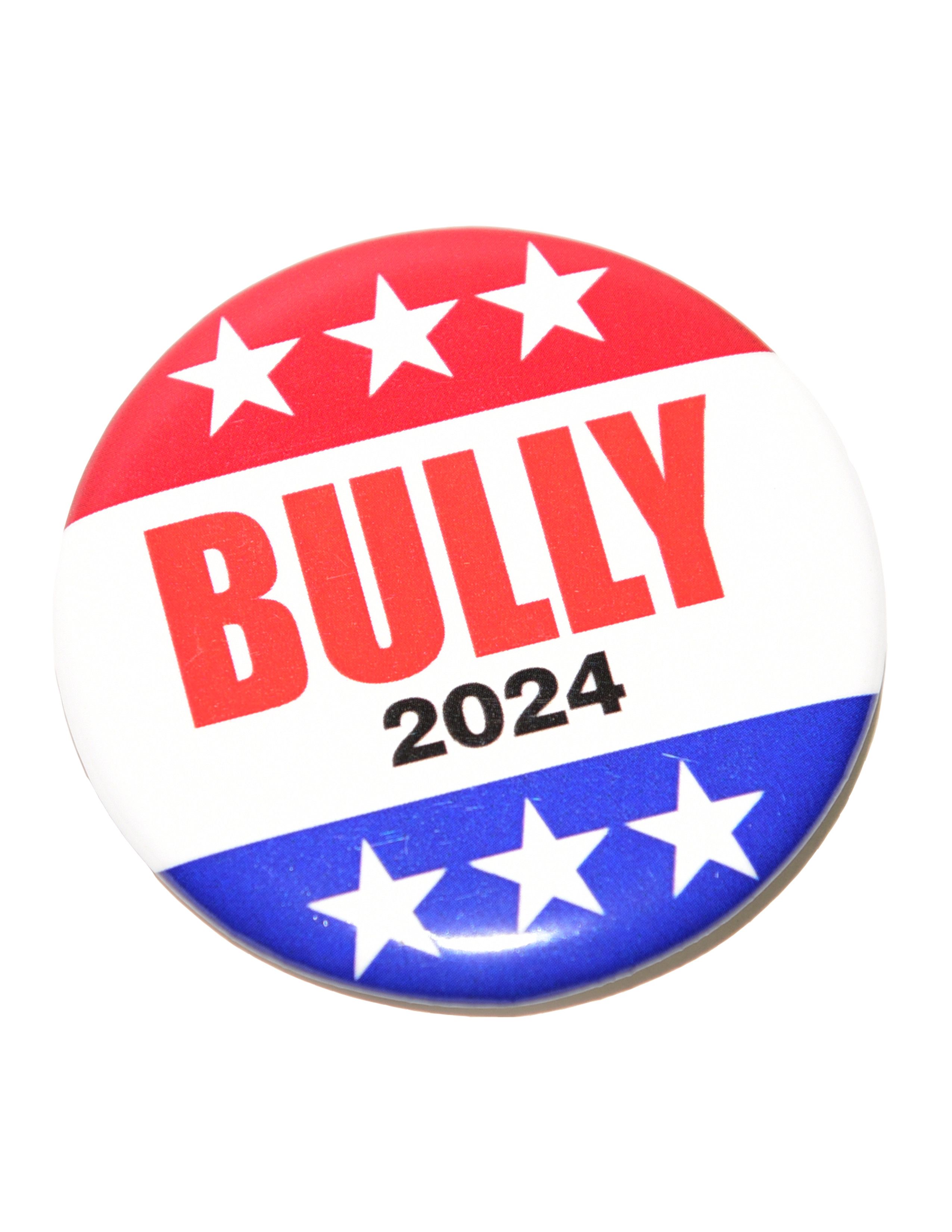 Other BULLY 2024 Presidential Button Pin Size ONE SIZE - 1 Thumbnail