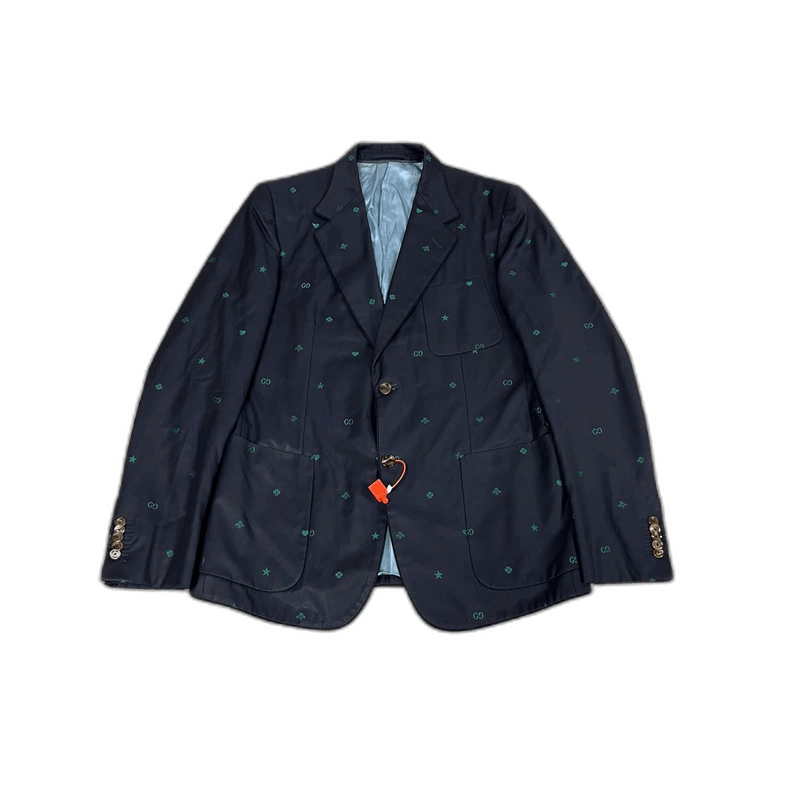 Gucci Gucci Full Print Double G Suit Jacket Size US L / EU 52-54 / 3 - 1 Thumbnail