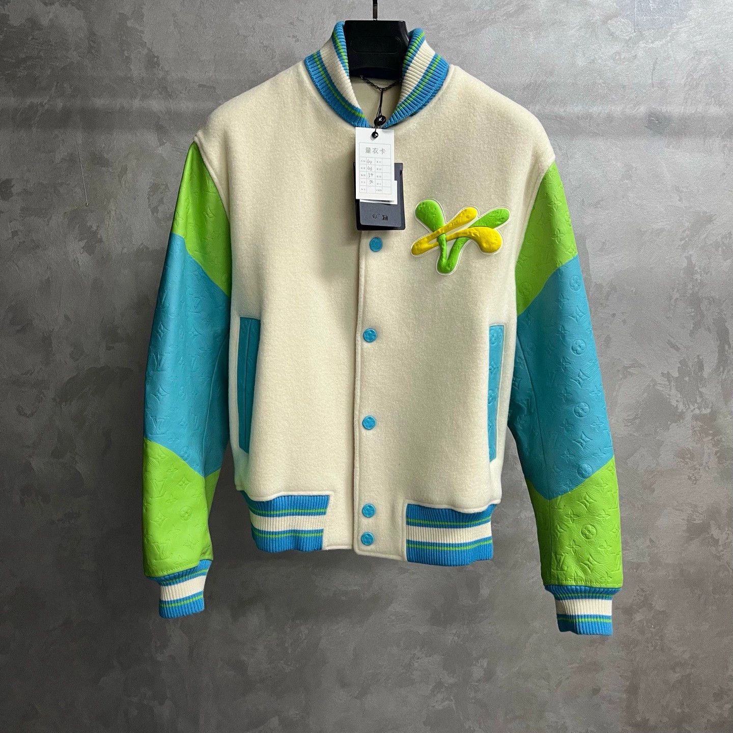 Louis Vuitton multicolor cartoon embroidered baseball jacket Size US L / EU 52-54 / 3 - 1 Thumbnail