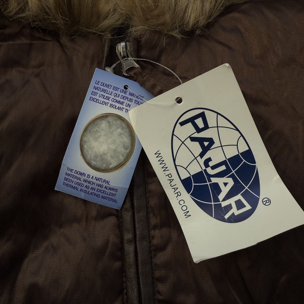 If Six Was Nine Vintage Pajar Faux Fur Hood Metal Nylon Down Bomber jacket Size L / US 10 / IT 46 - 5 Thumbnail
