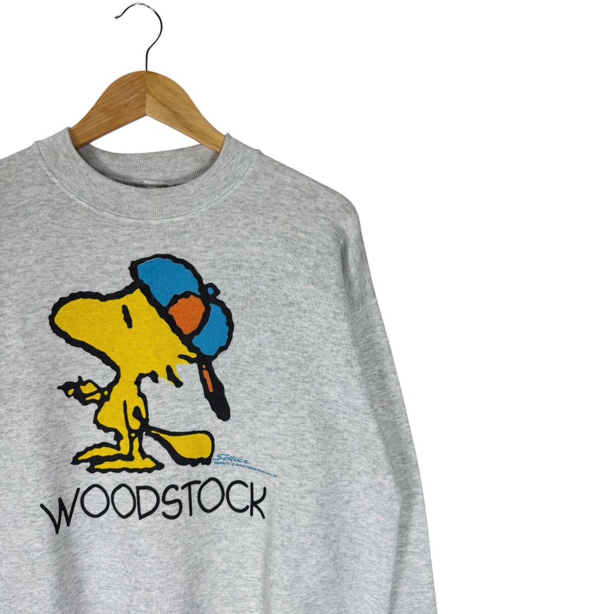 Peanuts 🌟90s PEANUTS WOODSTOCK SCHULZ SWEATSHIRT Size US L / EU 52-54 / 3 - 5 Thumbnail