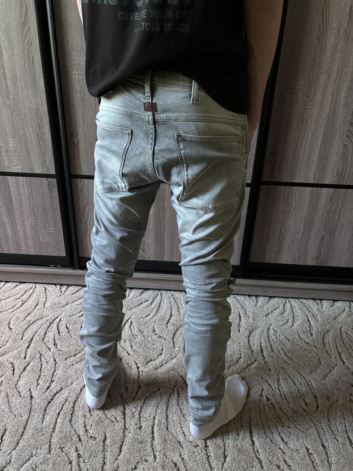 G Star Raw × Gstar G-Star raw jeans 5620 3D zip Knee super