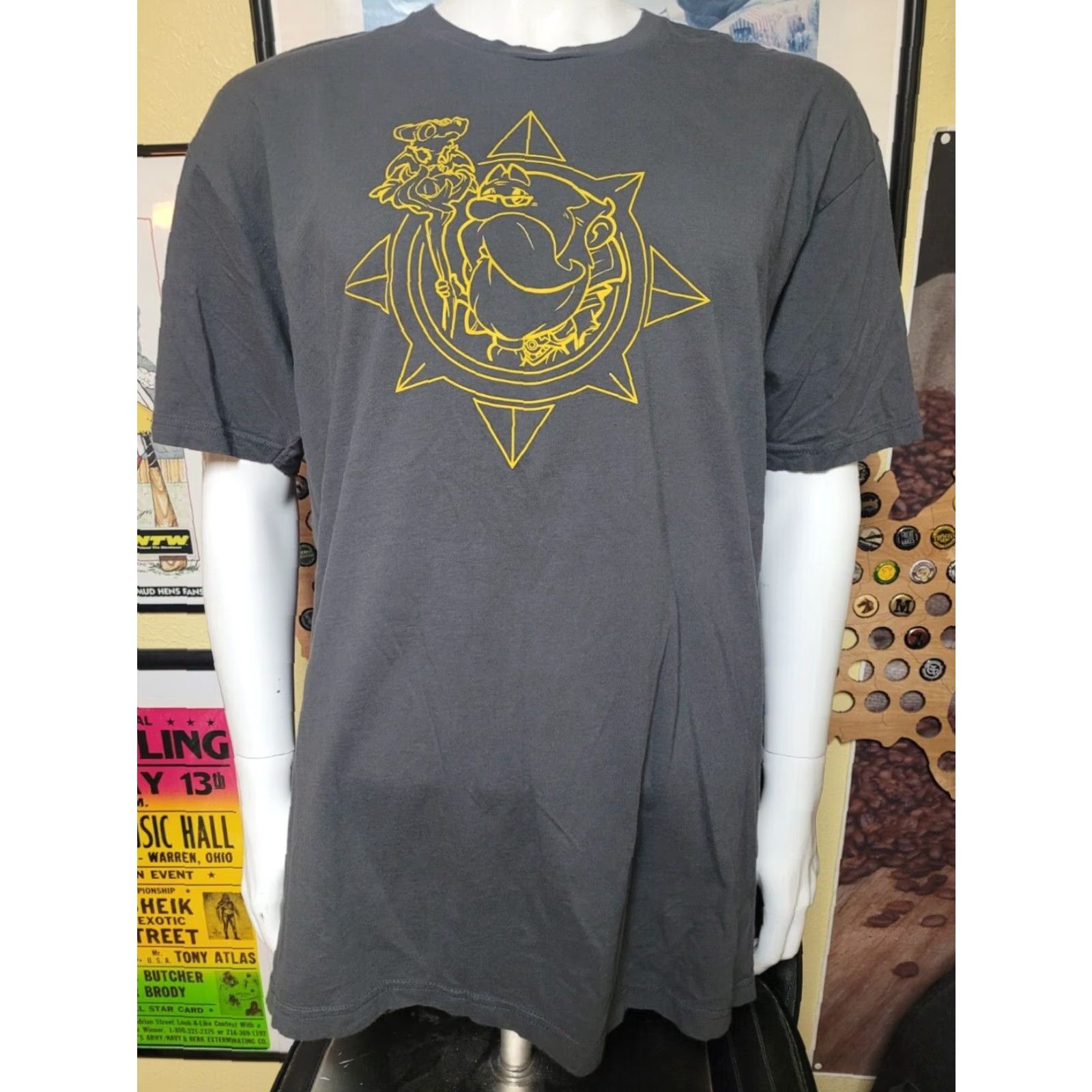 Vintage Blizzard Entertainment Hearthstone T-Shirt 3XL Mens Gray Cotton Short Sleeve Crew Neck Graphic Tee Video Games 00s Size US XXL / EU 58 / 5 - 2 Thumbnail