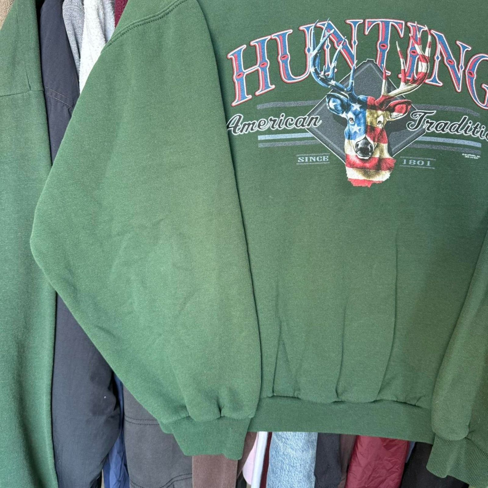 Other Vintage y2k hunting deer sweatshirt Size US XL / EU 56 / 4 - 4 Thumbnail