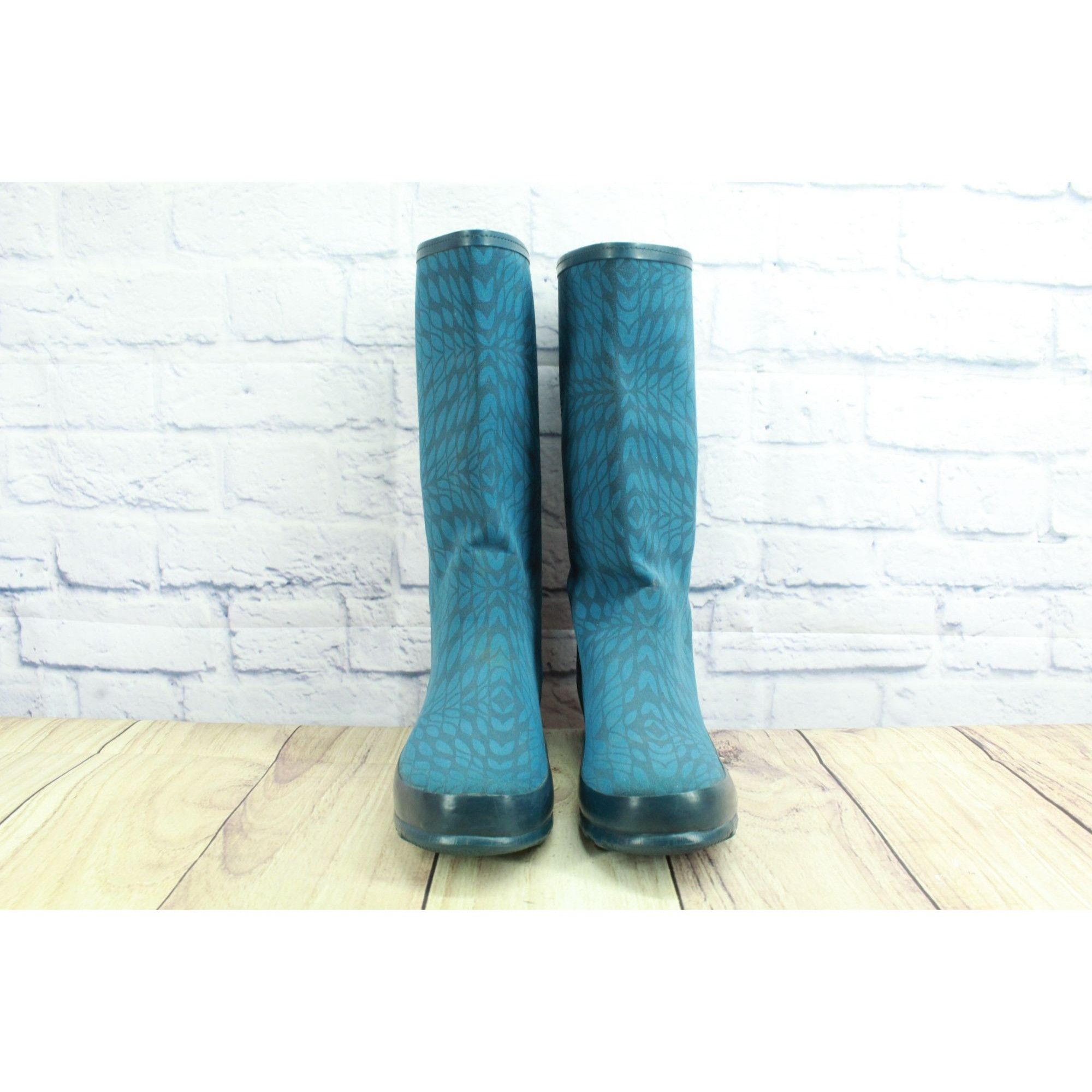 L.L. Bean LL Bean Wellie Women's Pull On Waterproof Tall Rain Boots Size US 11 / IT 41 - 4 Thumbnail