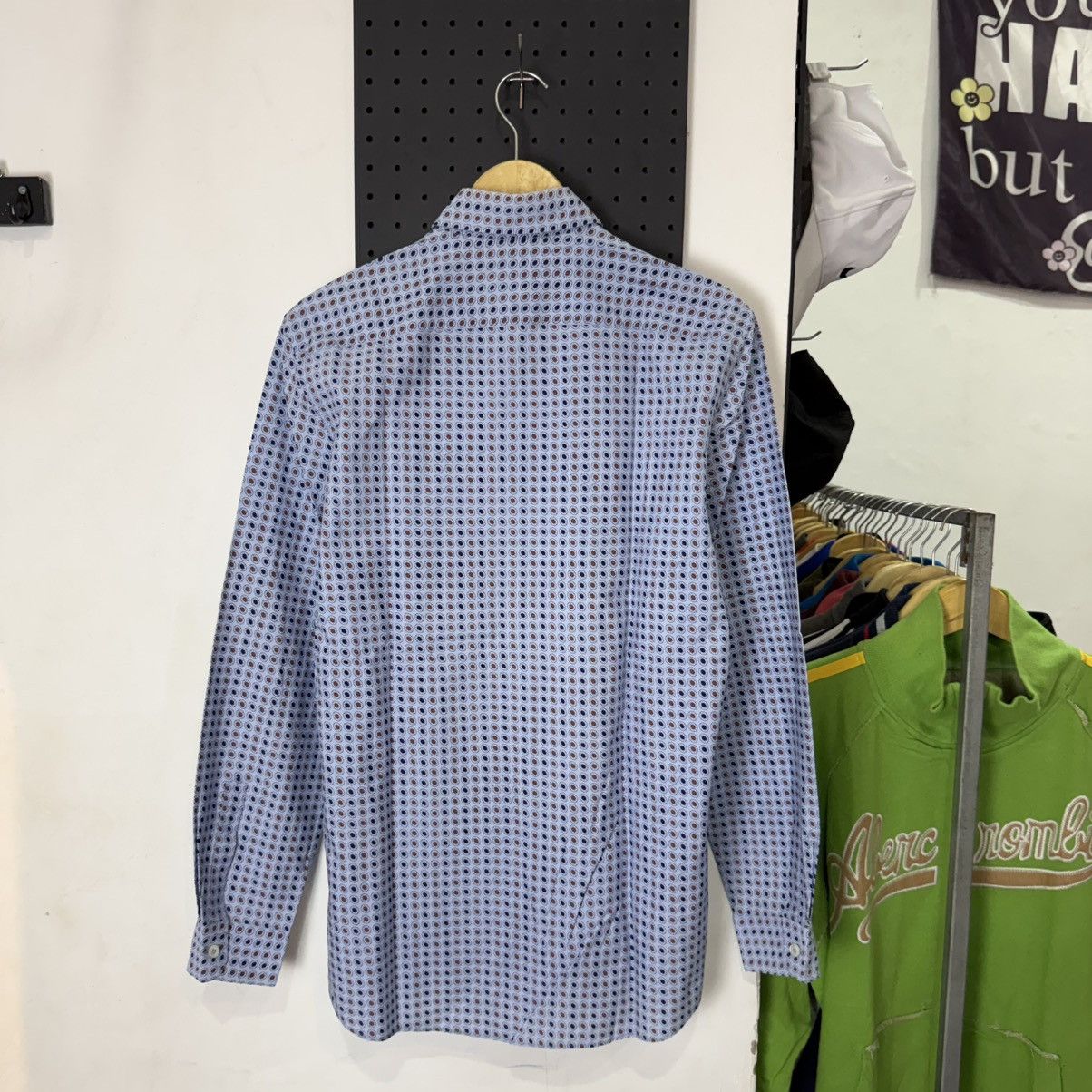 Prada PRADA men's longsleeve dress shirt 40 (15 ) Size US L / EU 52-54 / 3 - 5 Thumbnail