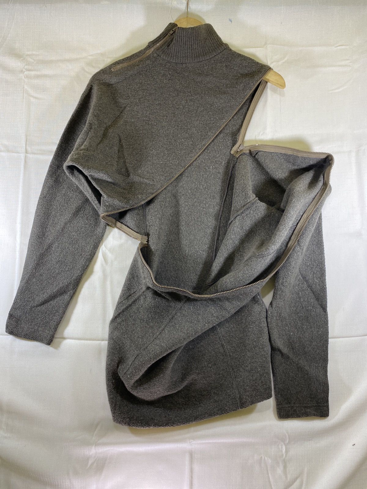 Issey Miyake archive turtle knit around zip Size US M / EU 48-50 / 2 - 2 Thumbnail