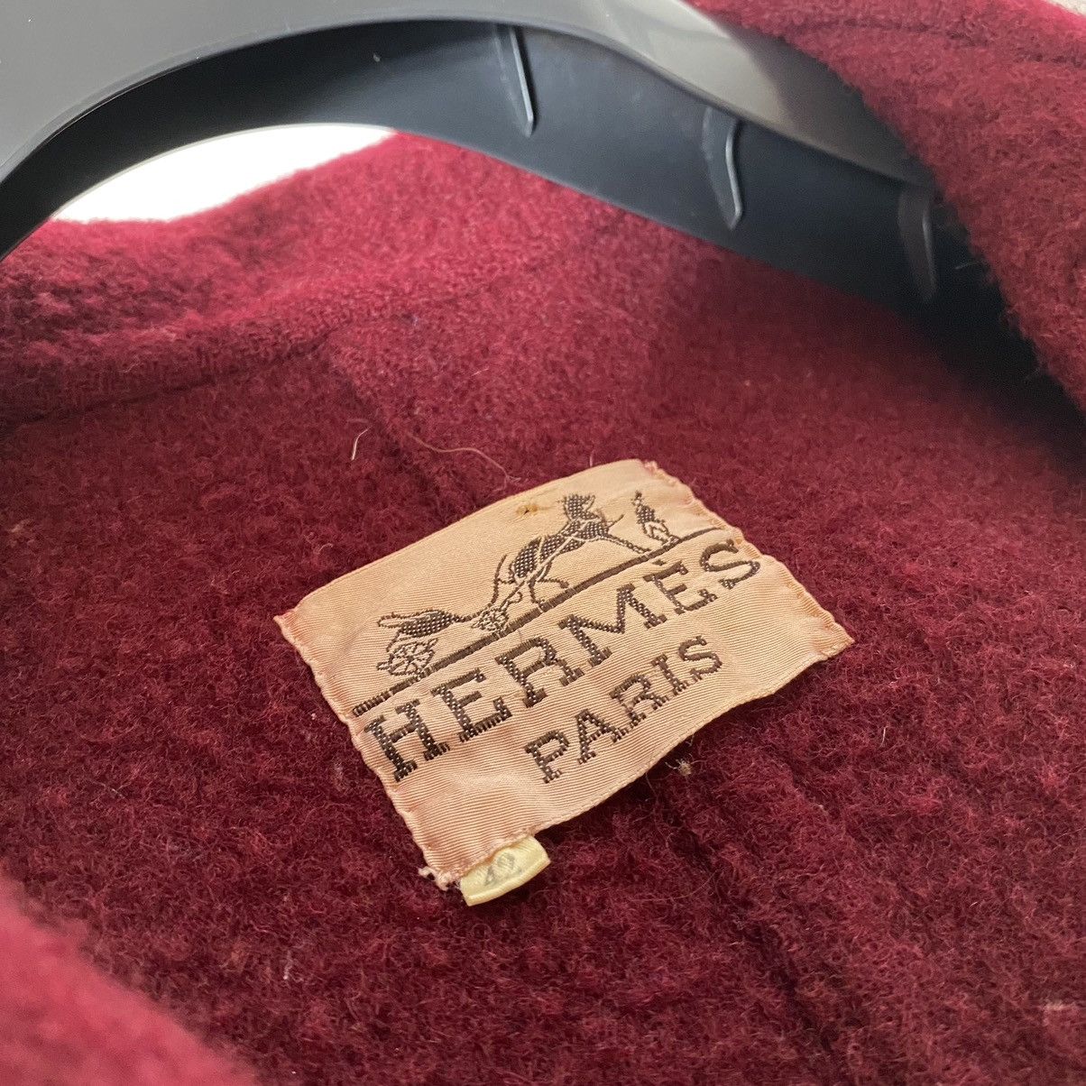 Hermes Vintage 70s wool coat Hermes Women’s Archive Size M / US 6-8 / IT 42-44 - 17 Thumbnail