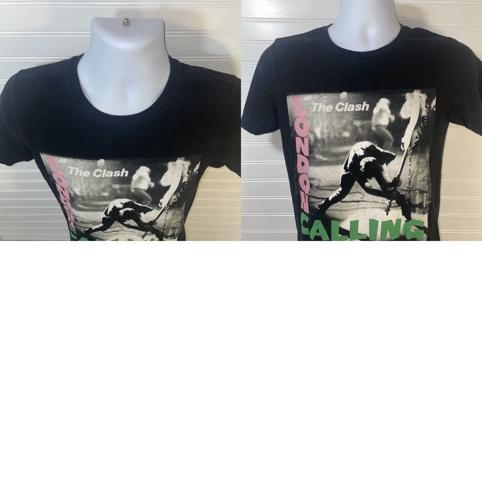 Vintage The Clash Shirt Men Small Black Short Sleeve Front Graphic Crew Size US S / EU 44-46 / 1 - 11 Thumbnail
