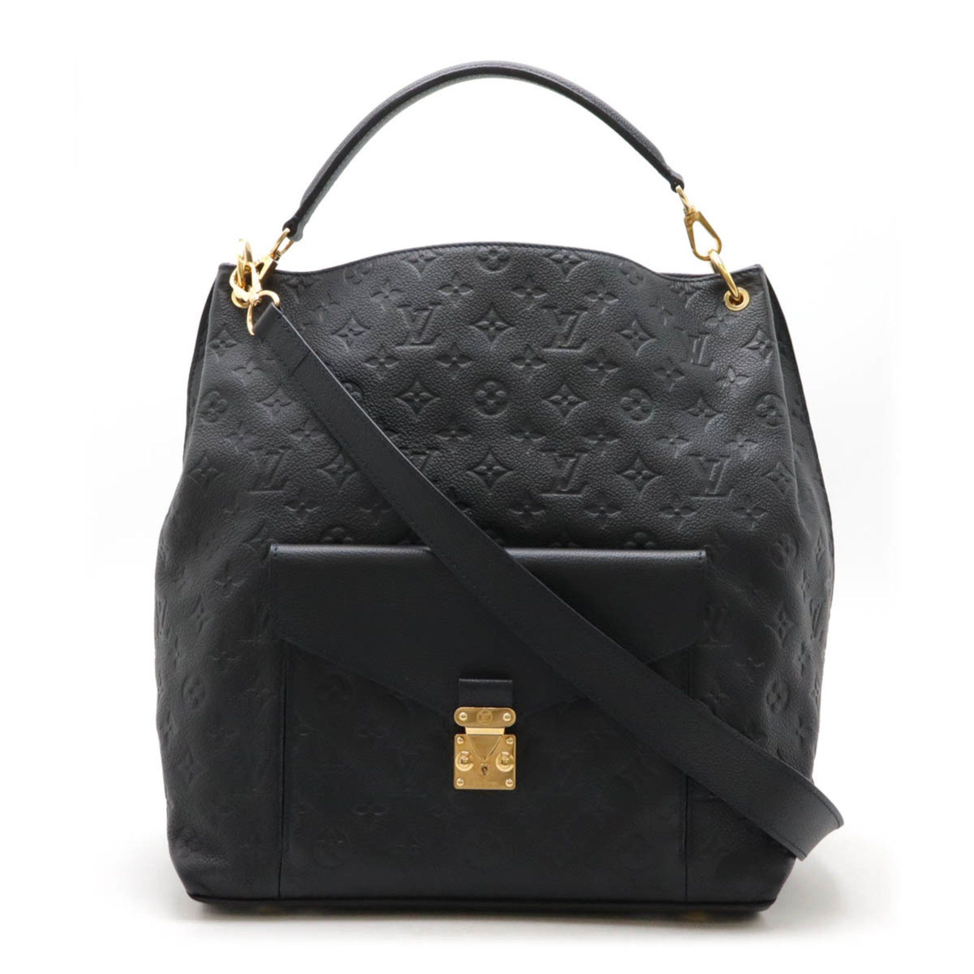 Louis Vuitton Monogram Empreinte Metis Tote Bag Shoulder Leather Infini Dark Navy M40808, Women's
