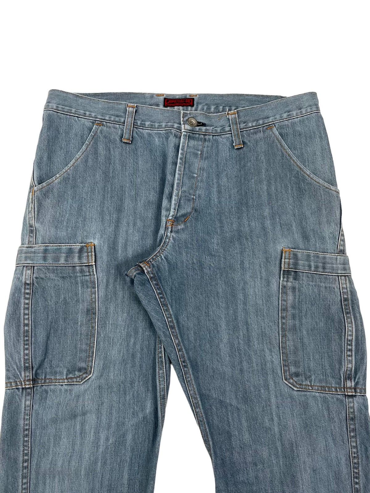Japanese Brand 1990s Johnbull Side Pocket Work Denim (33x31) Size US 33 - 2 Thumbnail
