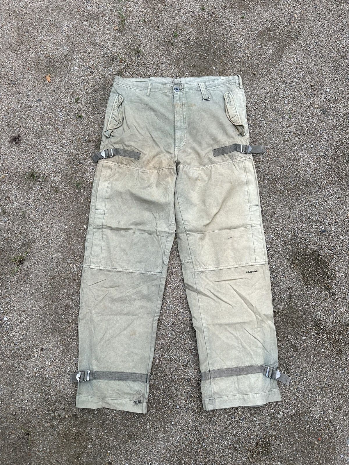 If Six Was Nine × Kangol Vintage Kangol cargo pants Size US 35 - 1 Thumbnail