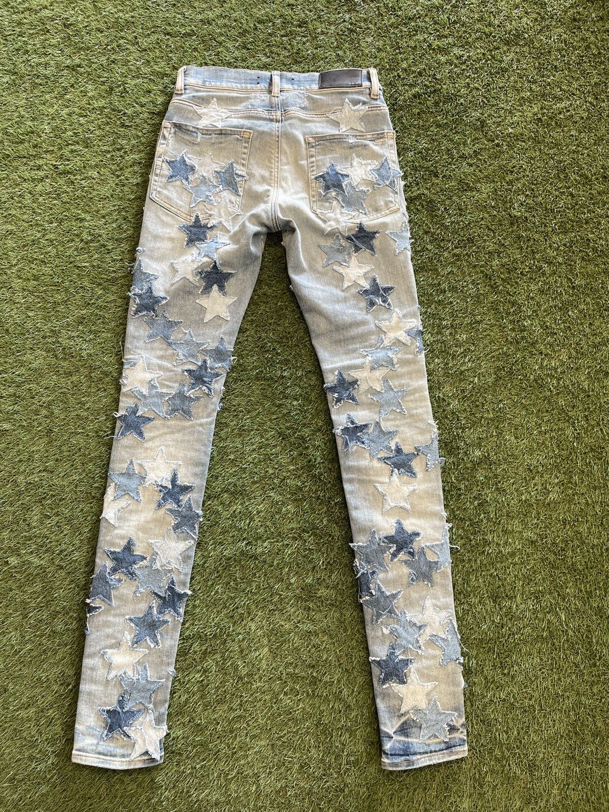 Amiri Size 28 - Amiri Chemist Denim Stars Skinny Jeans Very Rare Size US 28 / EU 44 - 4 Thumbnail