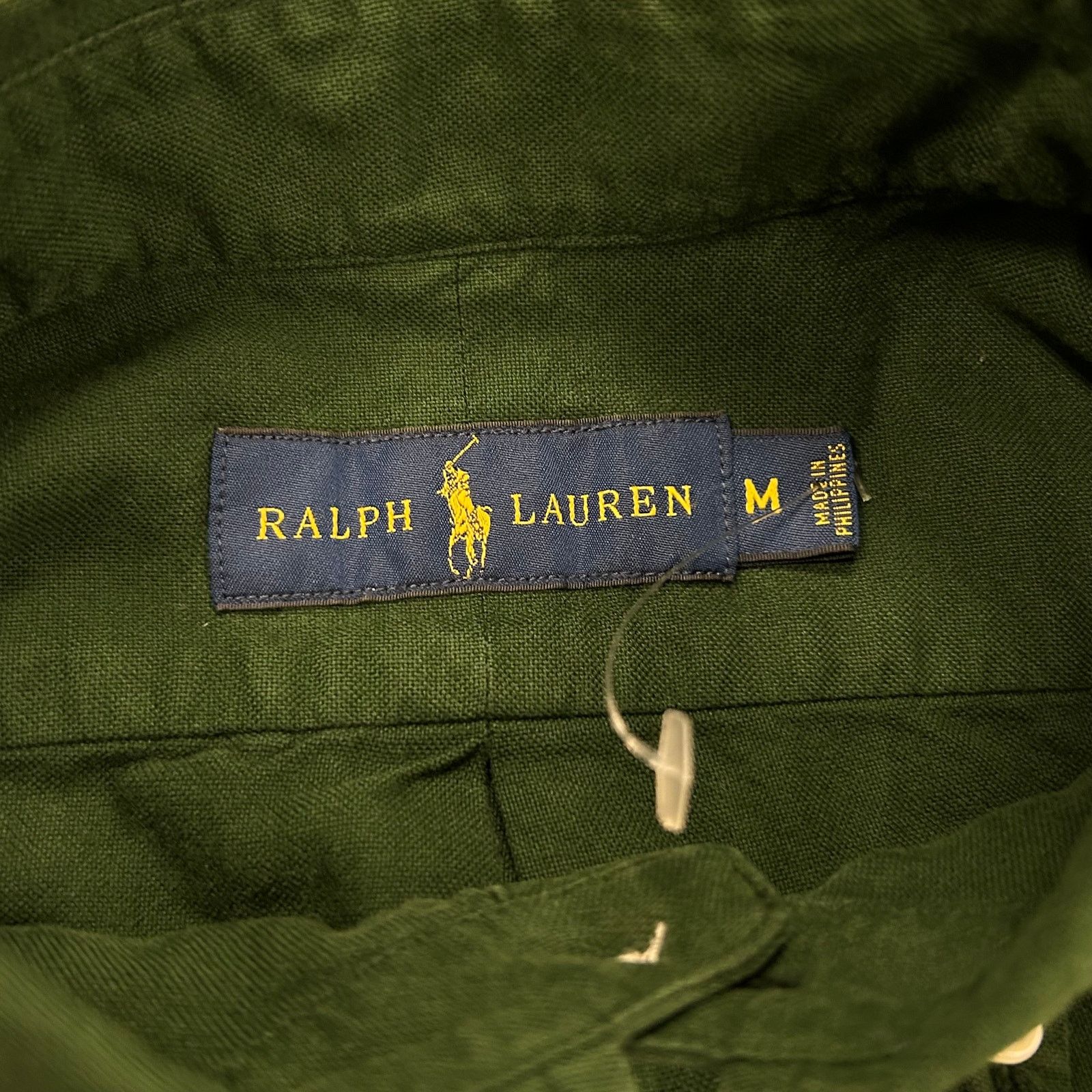 Polo Ralph Lauren Polo Ralph Lauren Garment-Dyed Oxford Green Button Up Shirt Size US M / EU 48-50 / 2 - 3 Thumbnail