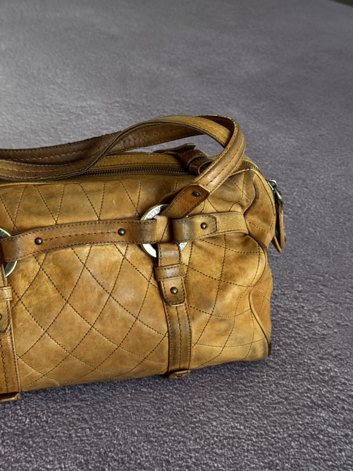 Bally Bally Leather Faded Luxury Designer Y2K Handle Bag Size ONE SIZE - 4 Thumbnail