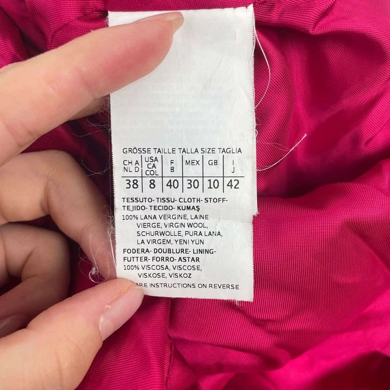 Max Mara Max Mara Wool rose-red coat Size M / US 6-8 / IT 42-44 - 4 Thumbnail