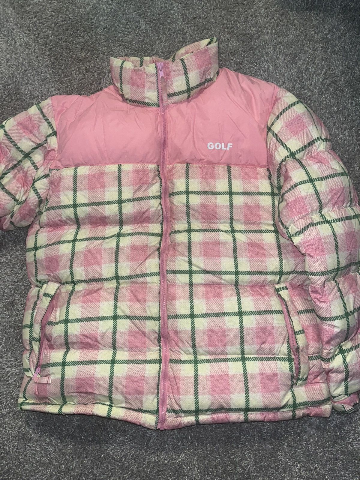 Golf Wang Golf Wang Men's Pink and Green Jacket Size US XL / EU 56 / 4 - 2 Thumbnail