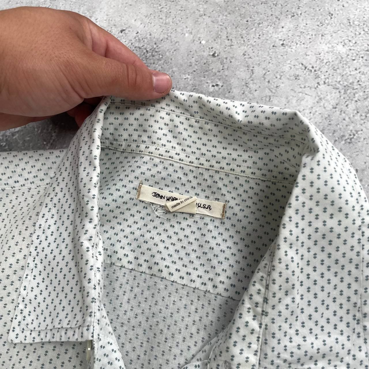John Varvatos John Varvatos USA Button-Up Long Sleeve Cotton Shirt Size L Size US L / EU 52-54 / 3 - 3 Thumbnail