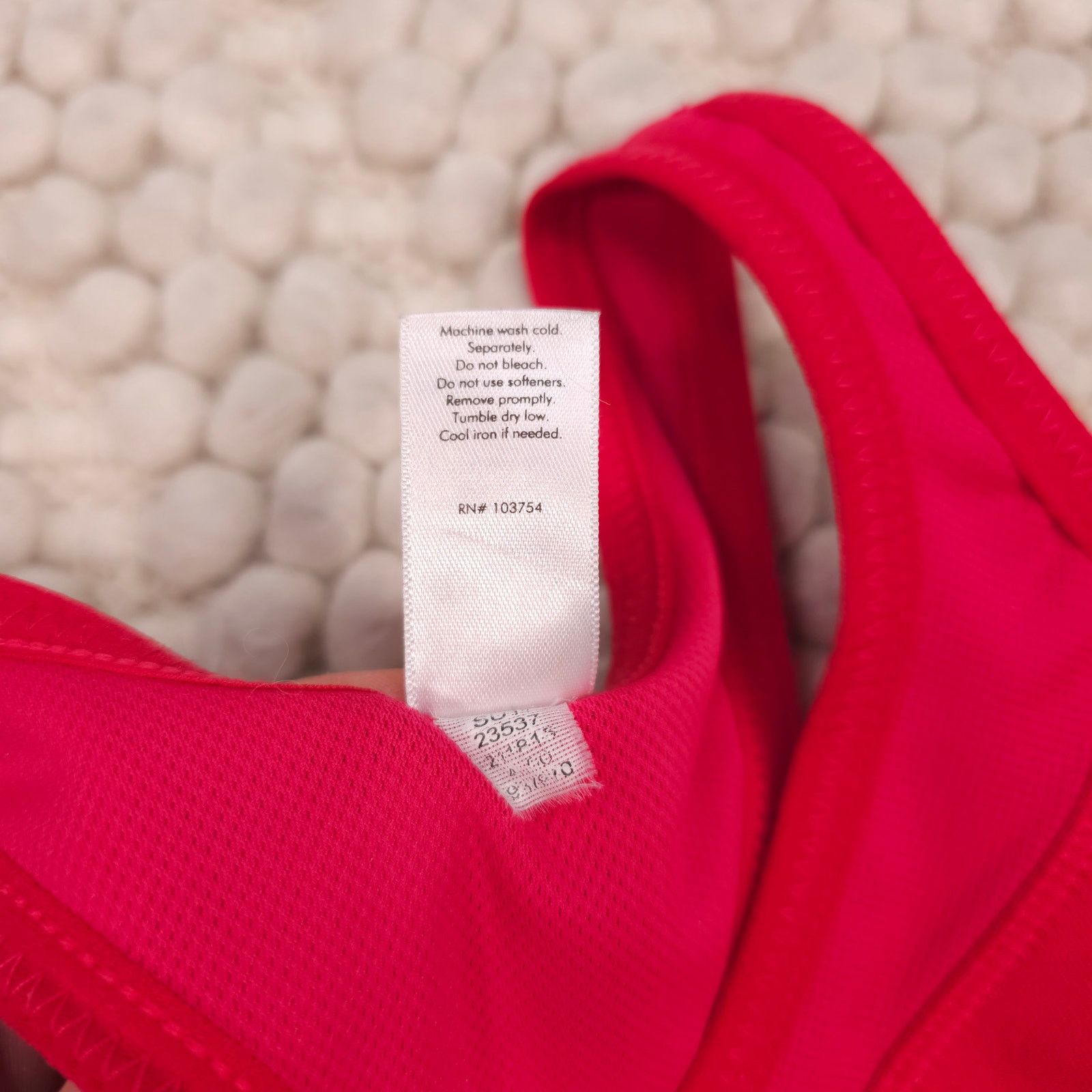 Other Lucy Watermelon Pink Lightly Padded Sports Bra Sz Small Size ONE SIZE - 8 Thumbnail