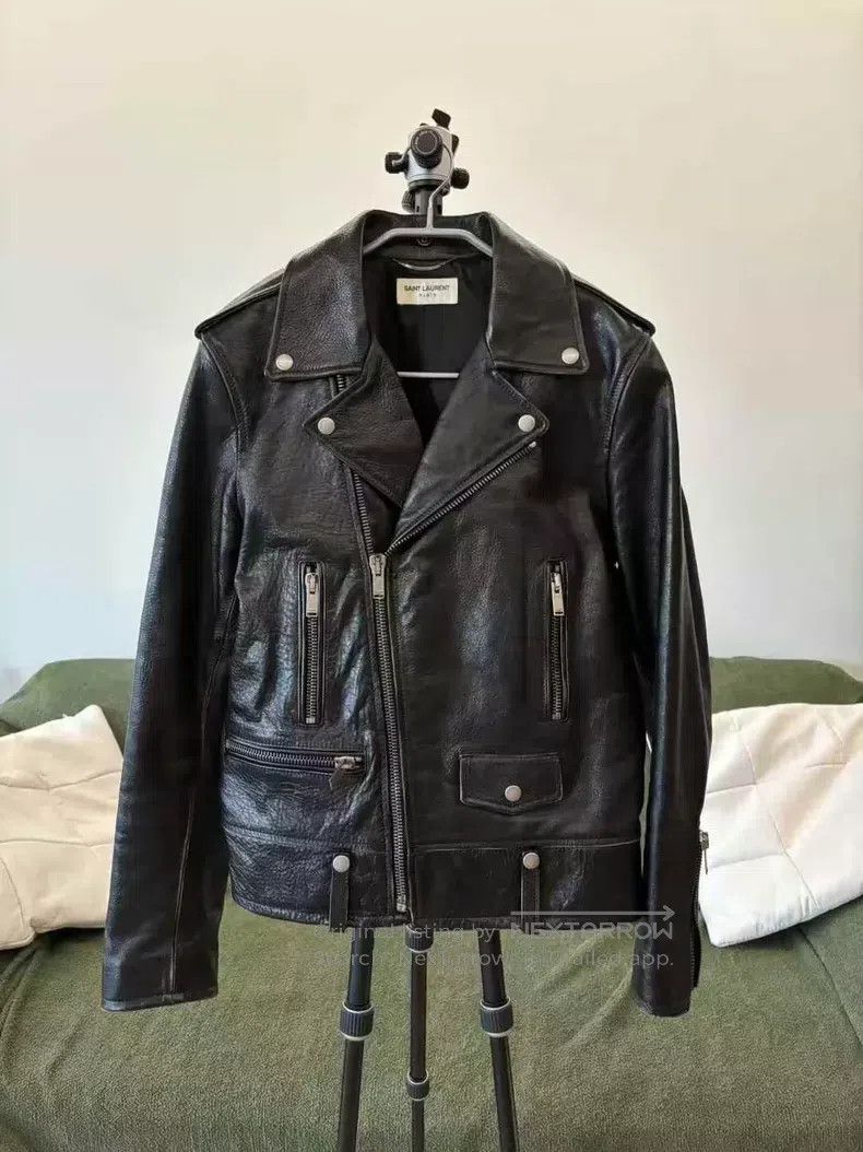 Saint Laurent Paris Saint Laurent Paris Leather Jackets Size US S / EU 44-46 / 1 - 1 Thumbnail
