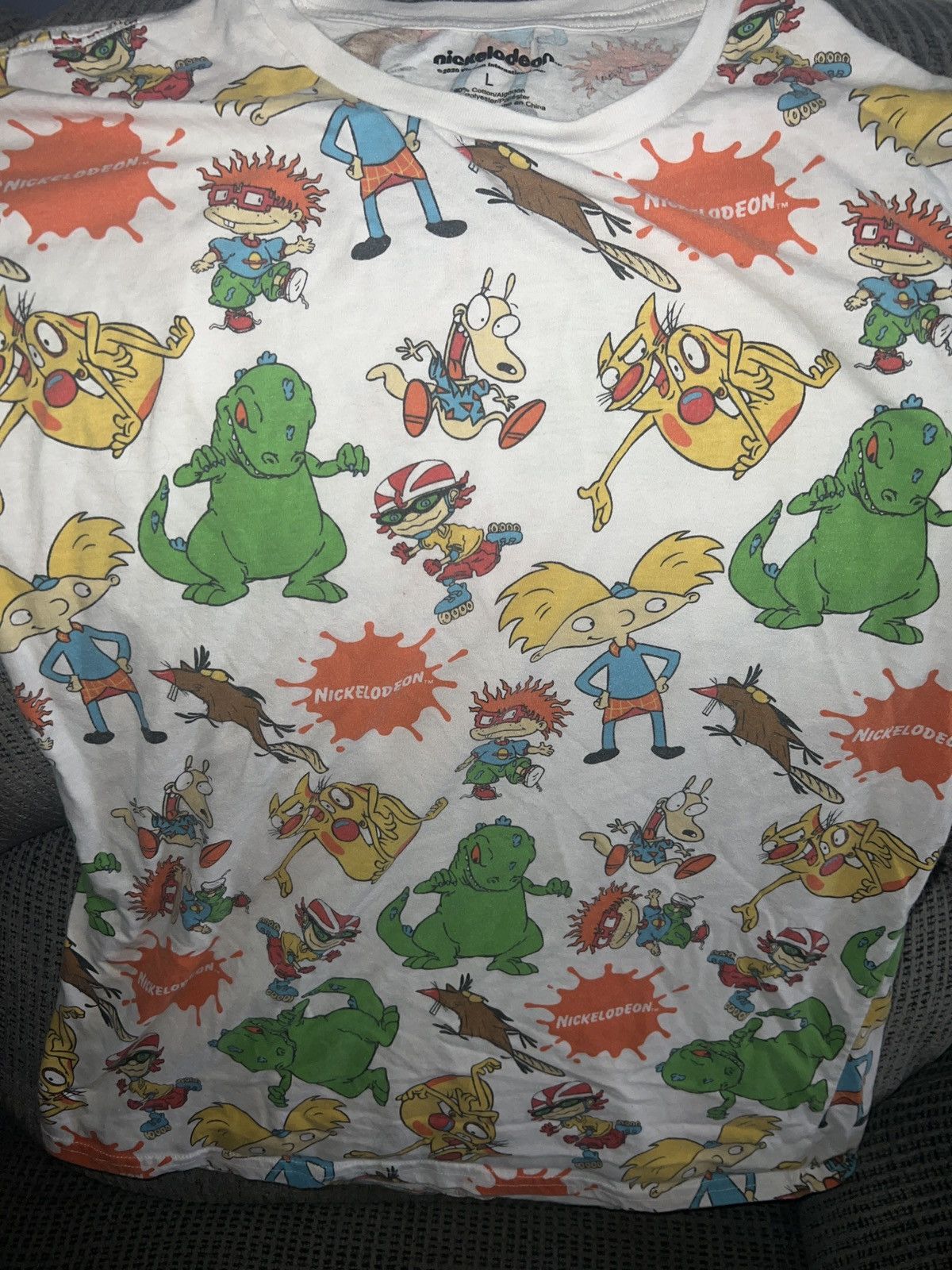 Nickelodeon Nickelodeon All-Over Tee Size US L / EU 52-54 / 3 - 2 Thumbnail