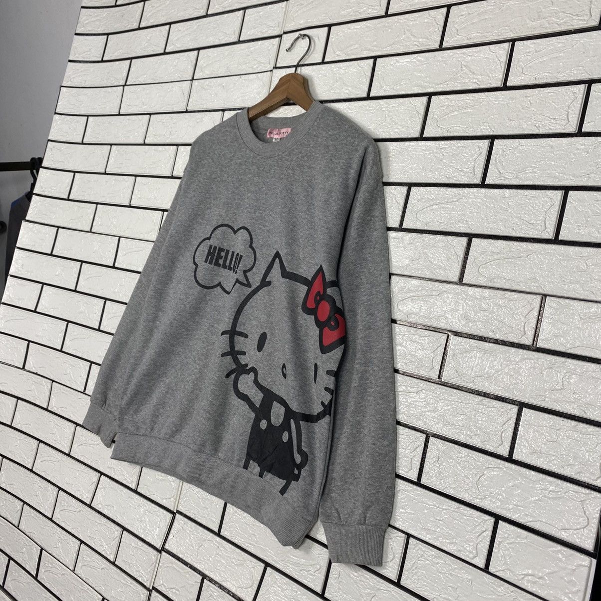 Japanese Brand 📌Vintage Sweatshirt Hello Kitty Big Logo Size US M / EU 48-50 / 2 - 3 Thumbnail