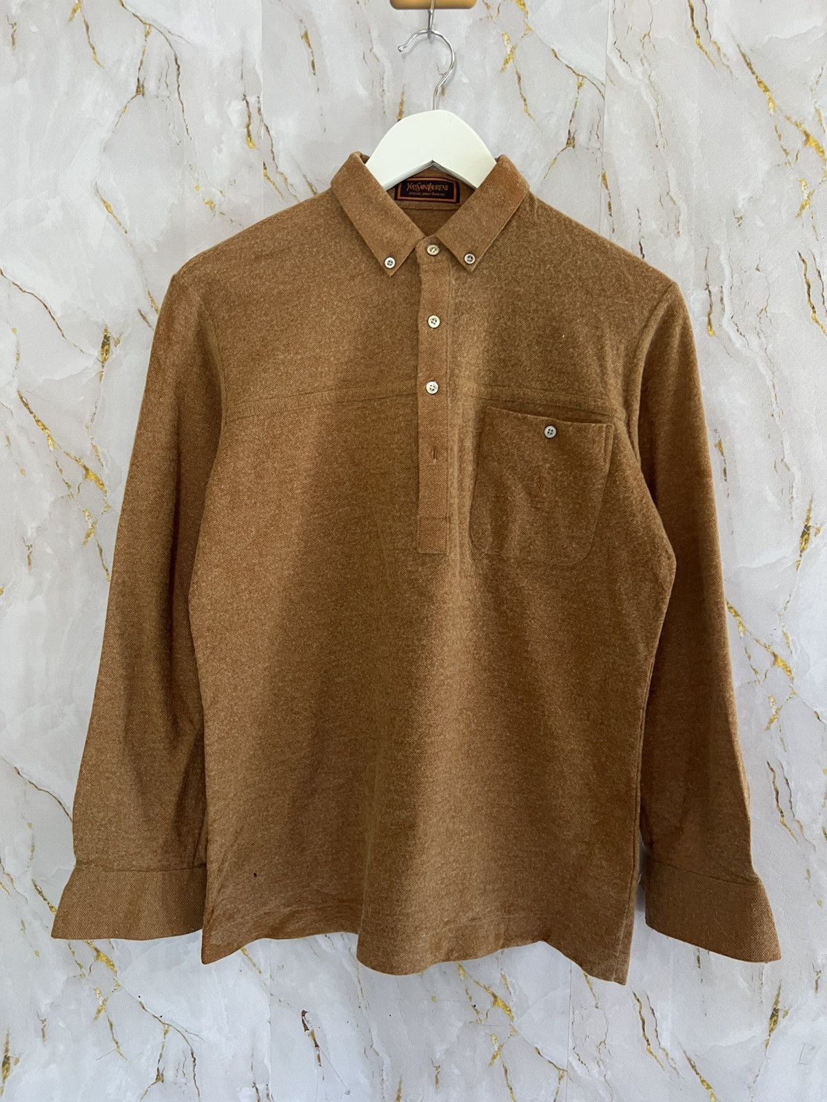 Yves Saint Laurent YSL LONG SLEEVE T-SHIRT Size US M / EU 48-50 / 2 - 1 Thumbnail