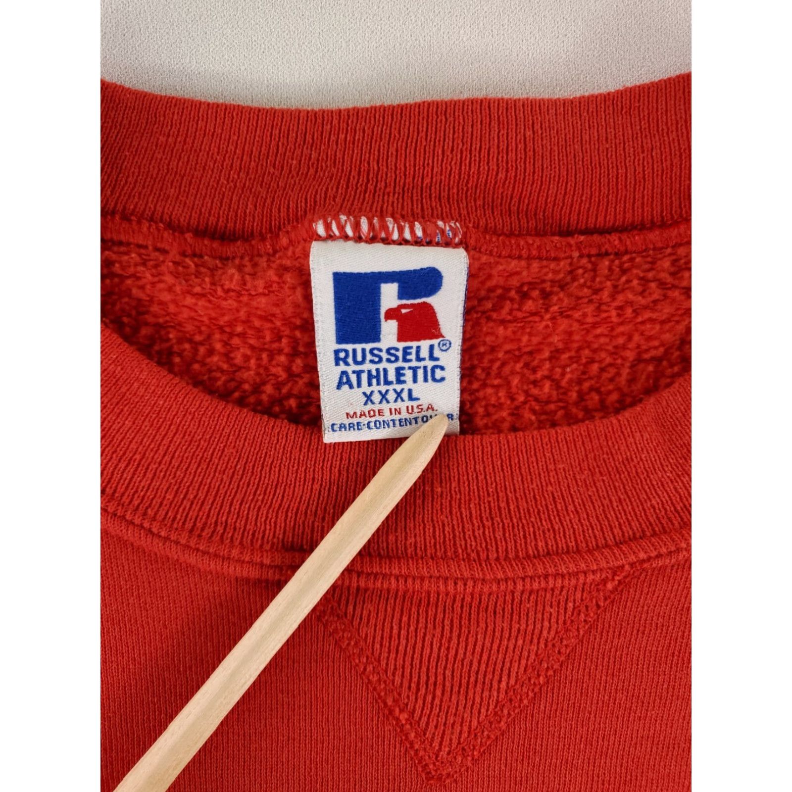 Russell Athletic VINTAGE Russell Athletic Sweatshirt Red 3XL Mens Made USA 90s VTG Pullover Red Sweatshirt Mens XXXL Size US XXL / EU 58 / 5 - 3 Thumbnail