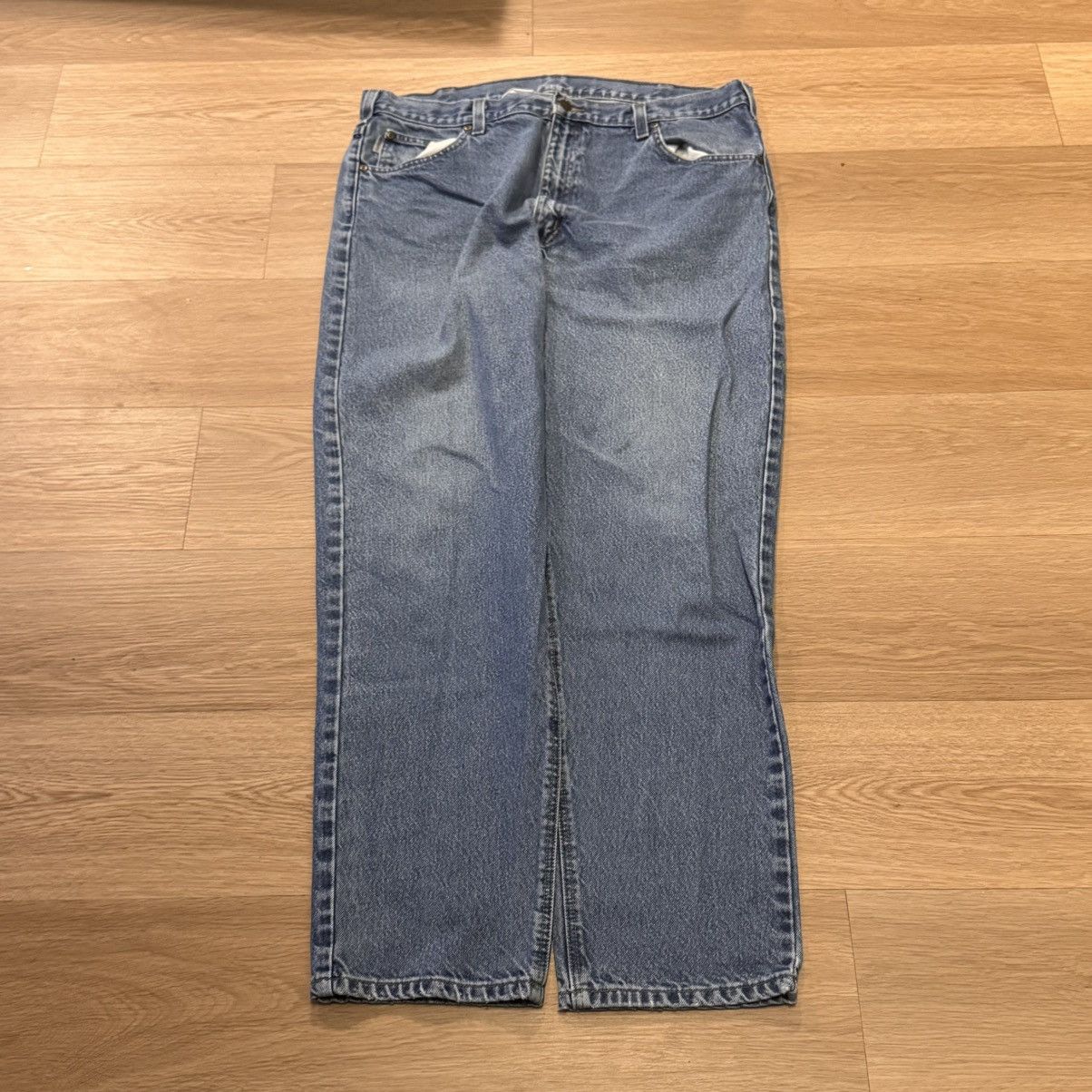 Carhartt Vintage carhartt basic blue baggy jeans Size US 38 / EU 54 - 1 Thumbnail