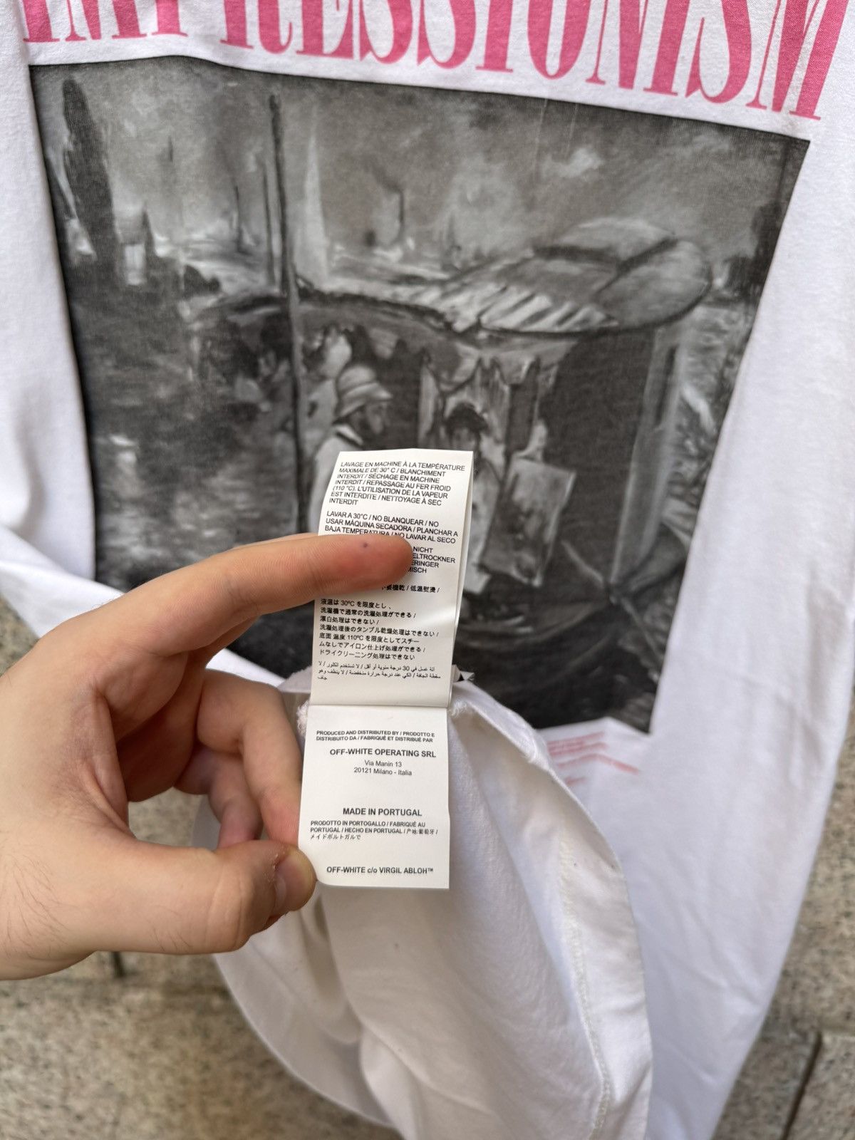 Off-White Off-White Impressionism 99 Tee – FW19 – Taglia S fit over Size US S / EU 44-46 / 1 - 12 Thumbnail